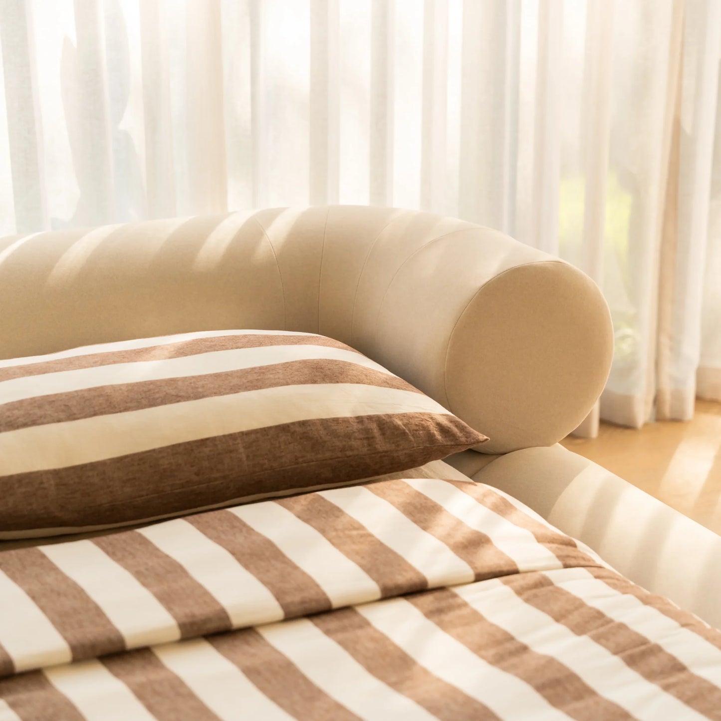 Restore King Bed - Eden Ecru