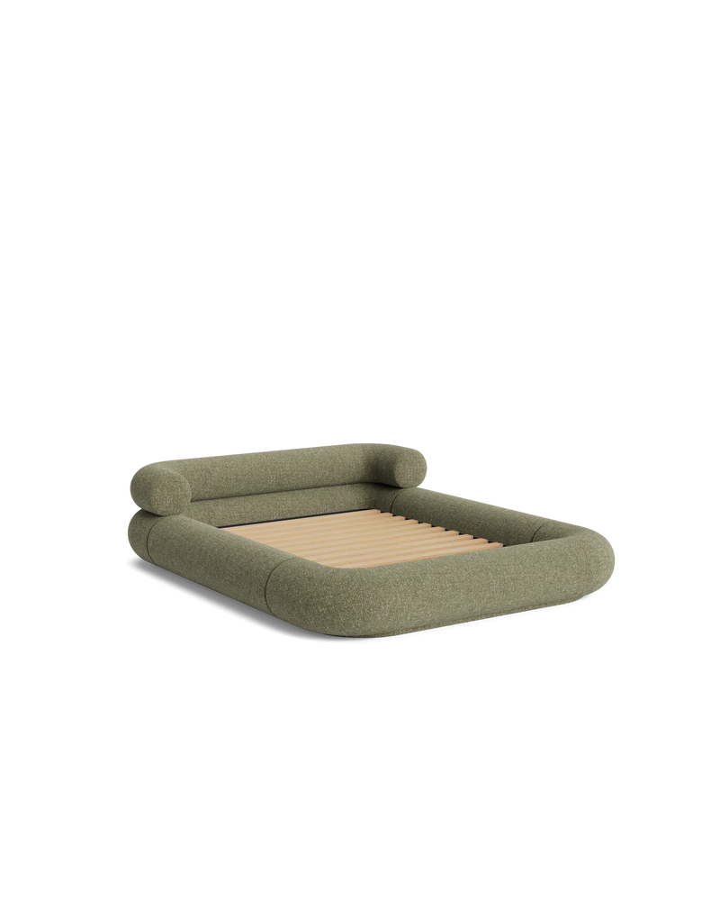 Restore Queen Bed - Fleck Olive