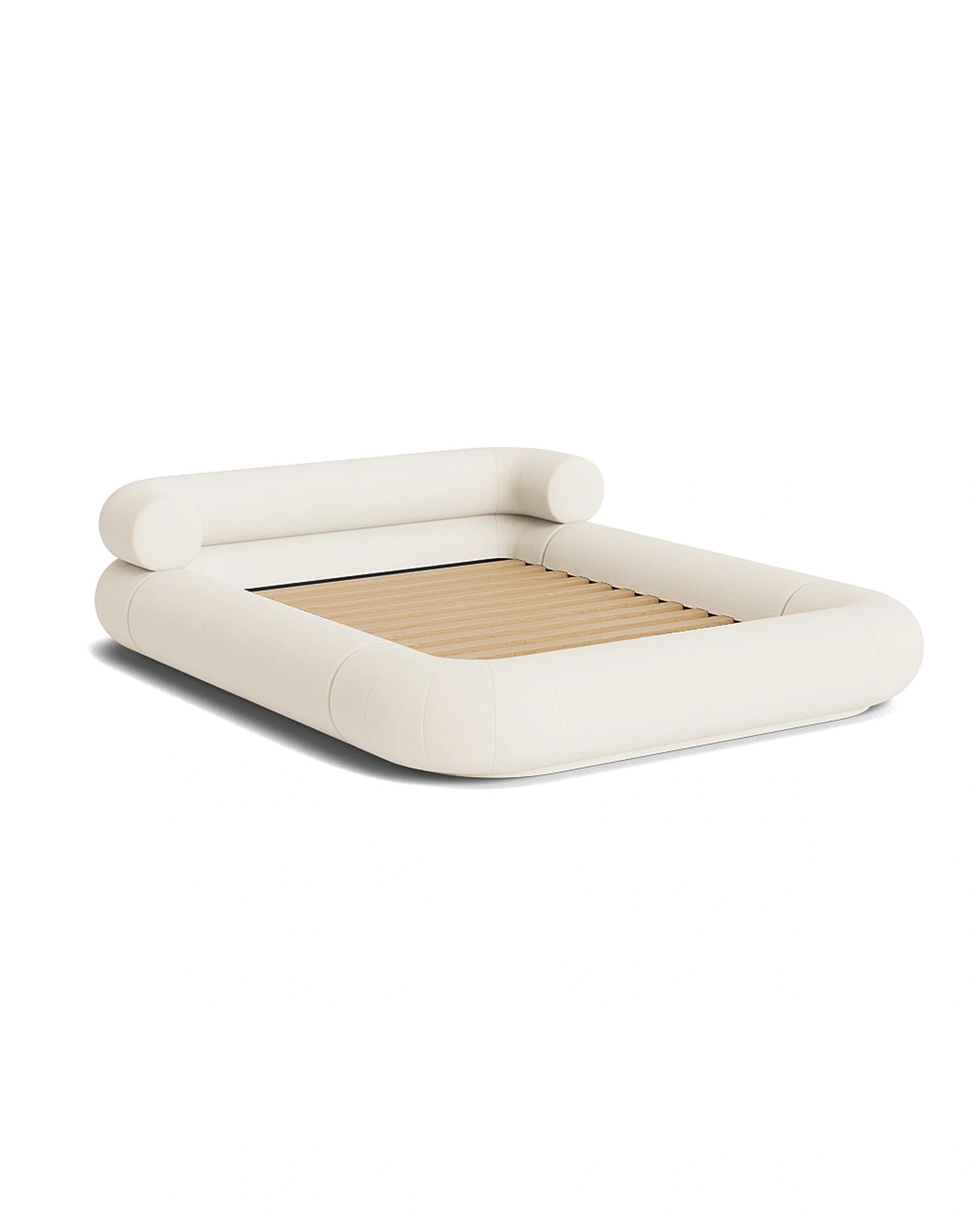 Restore Queen Bed - Fossil Vanilla