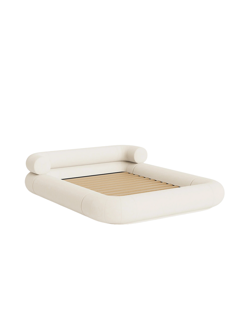 Restore Queen Bed - Fossil Vanilla