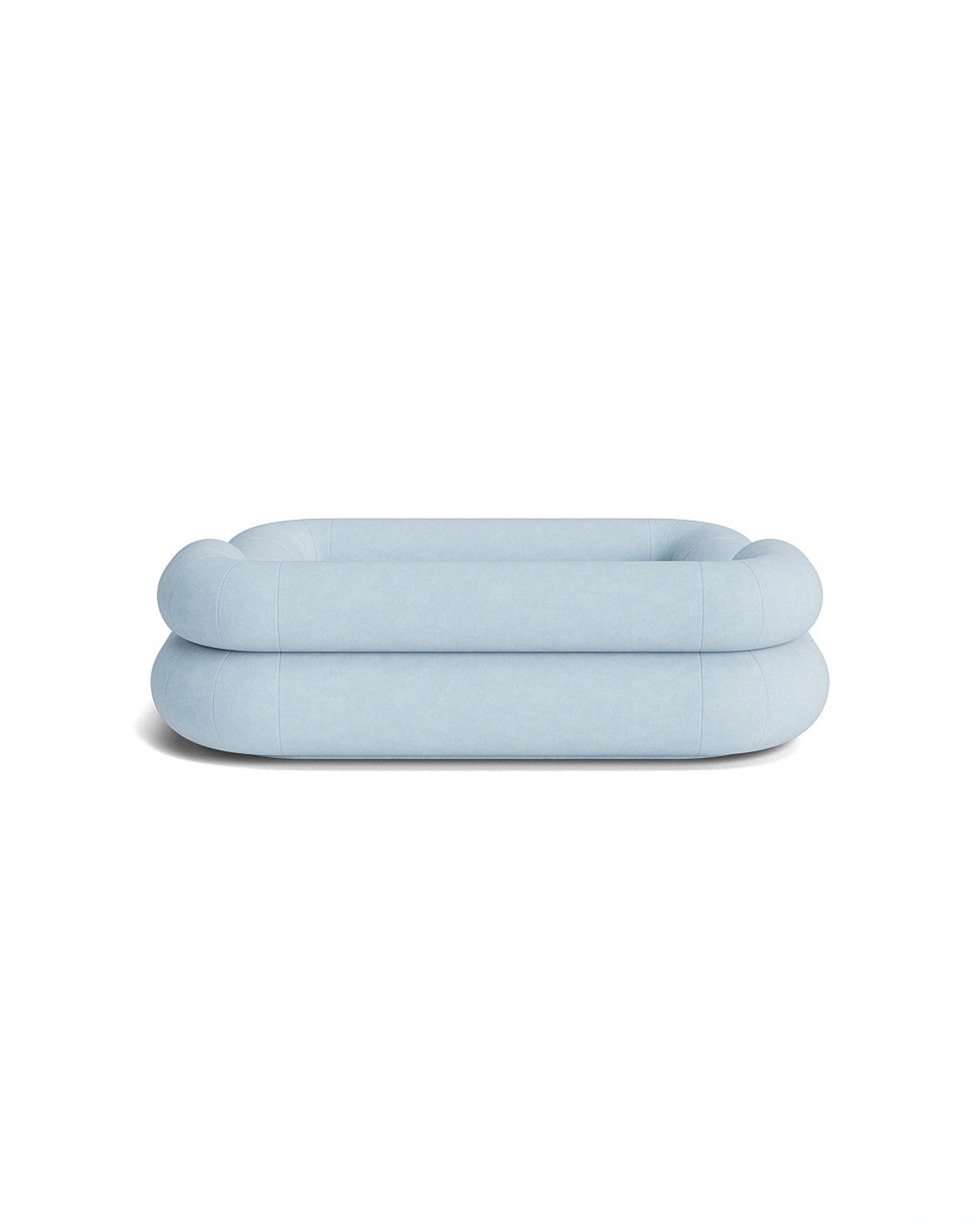 Restore Queen Bed - Fossil Powder Blue