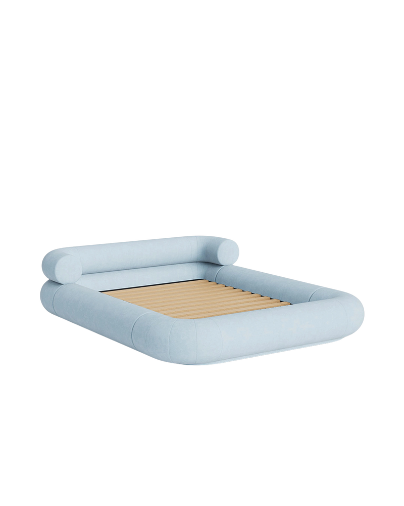 Restore King Bed - Fossil Powder Blue
