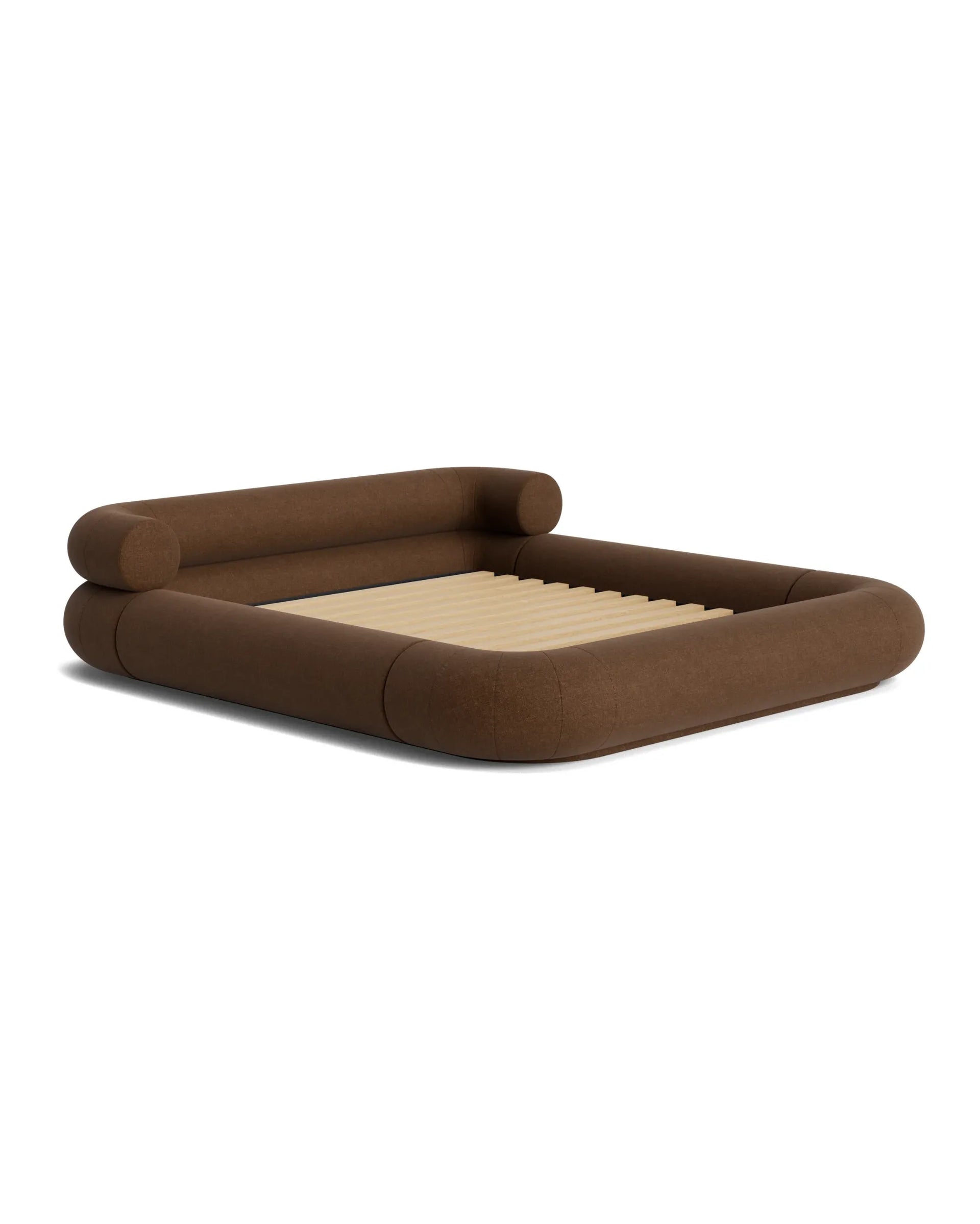 Restore Queen Bed - Fossil Chocolate