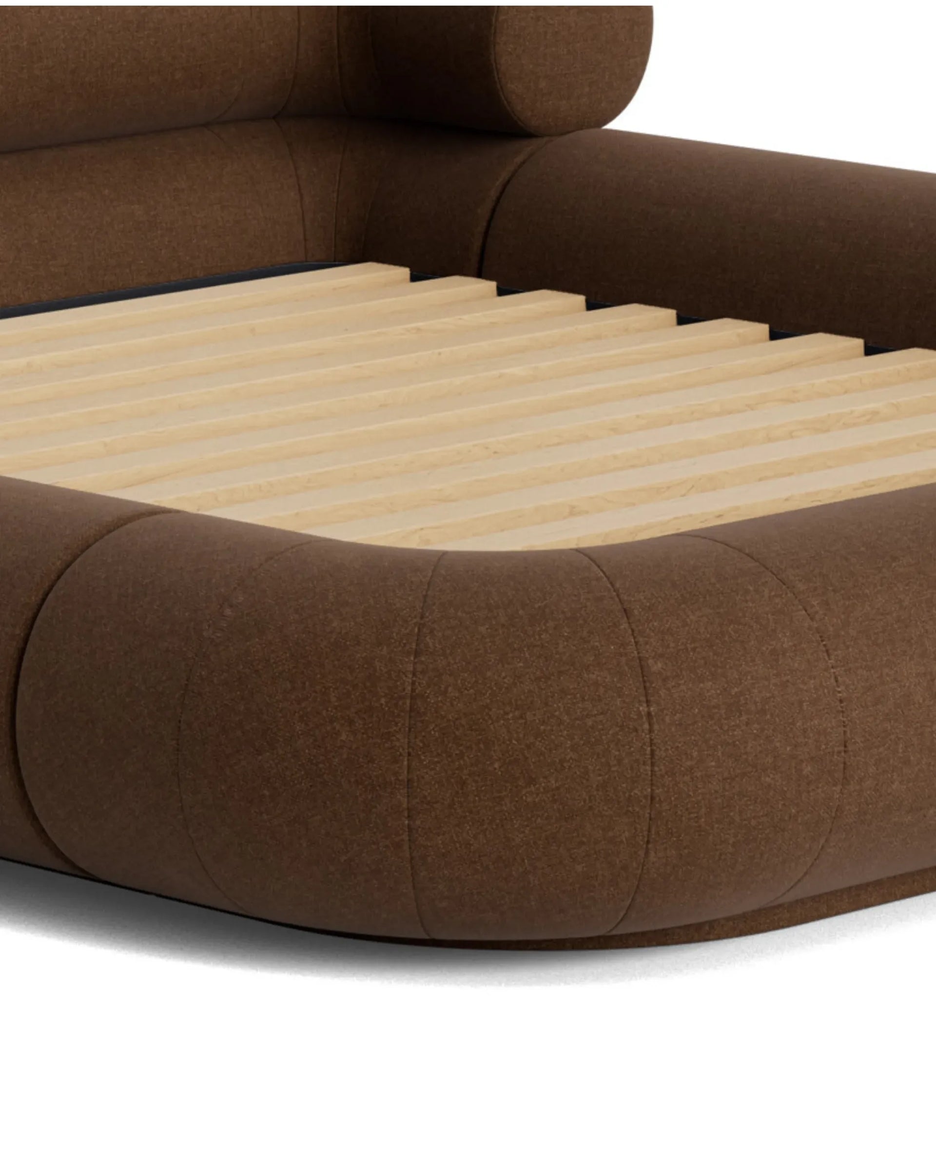Restore Queen Bed - Fossil Chocolate