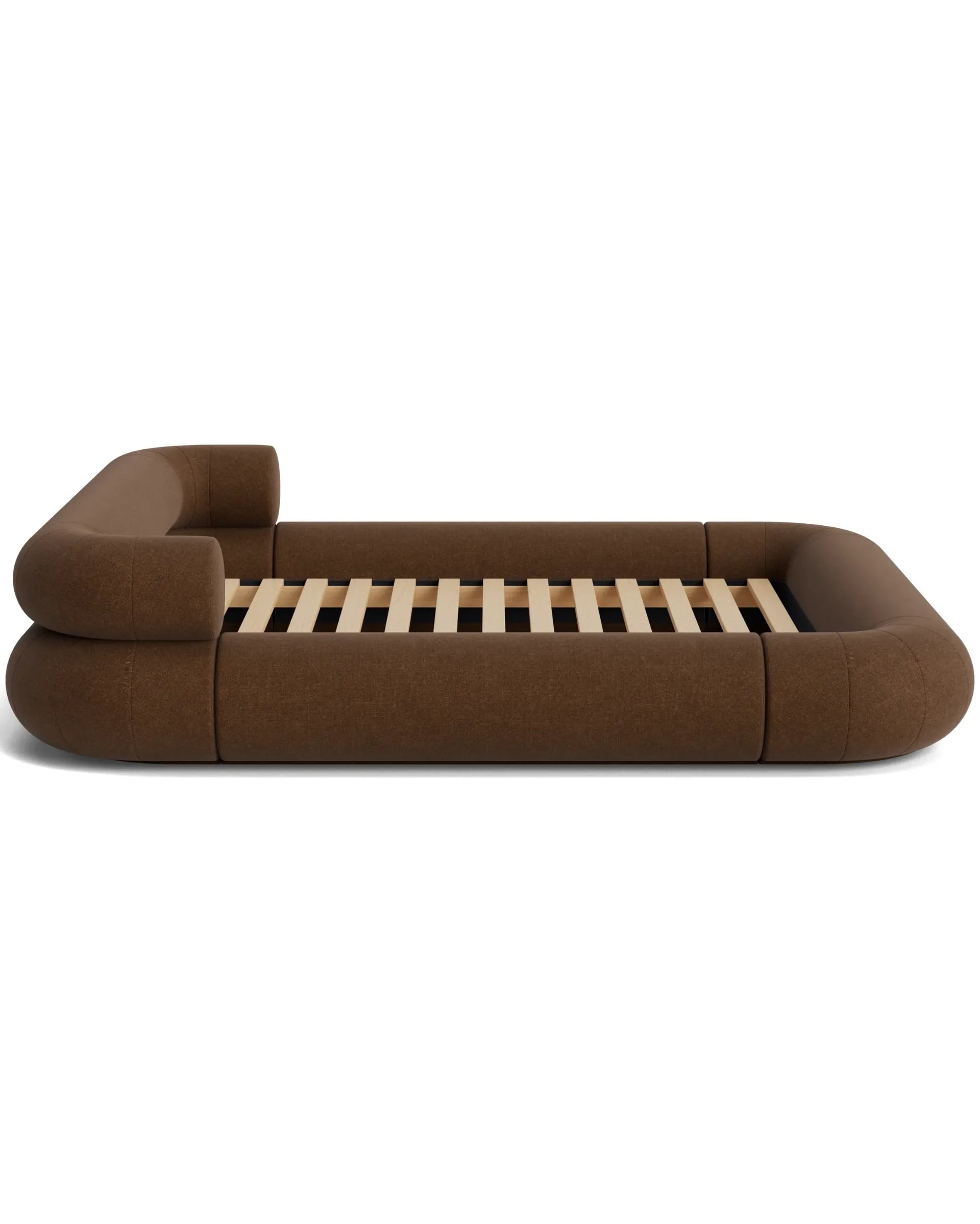 Restore Queen Bed - Fossil Chocolate