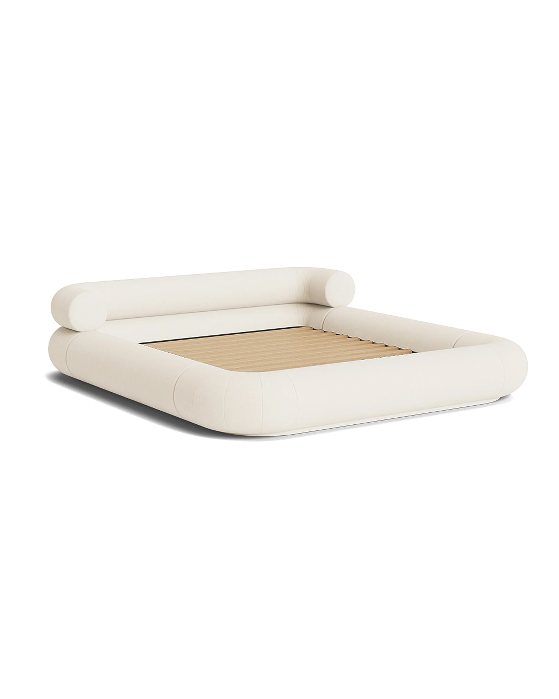 Restore King Bed - Fossil Vanilla