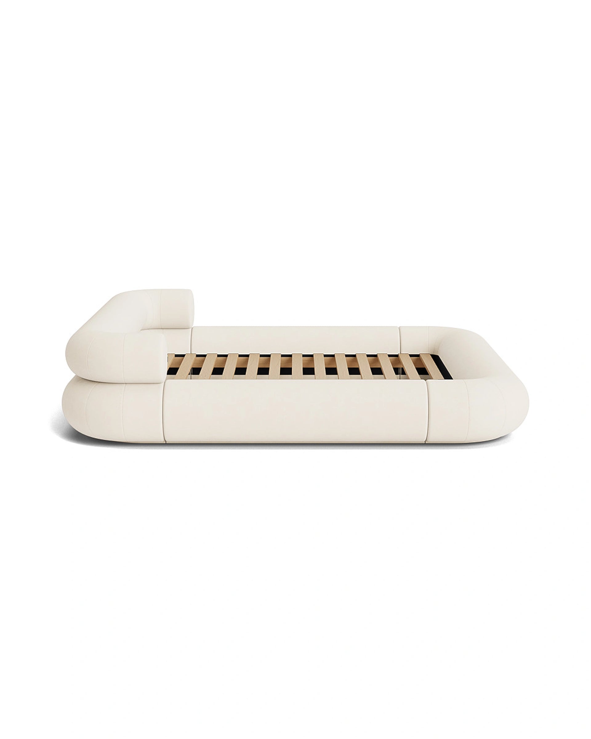 Restore King Bed - Fossil Vanilla