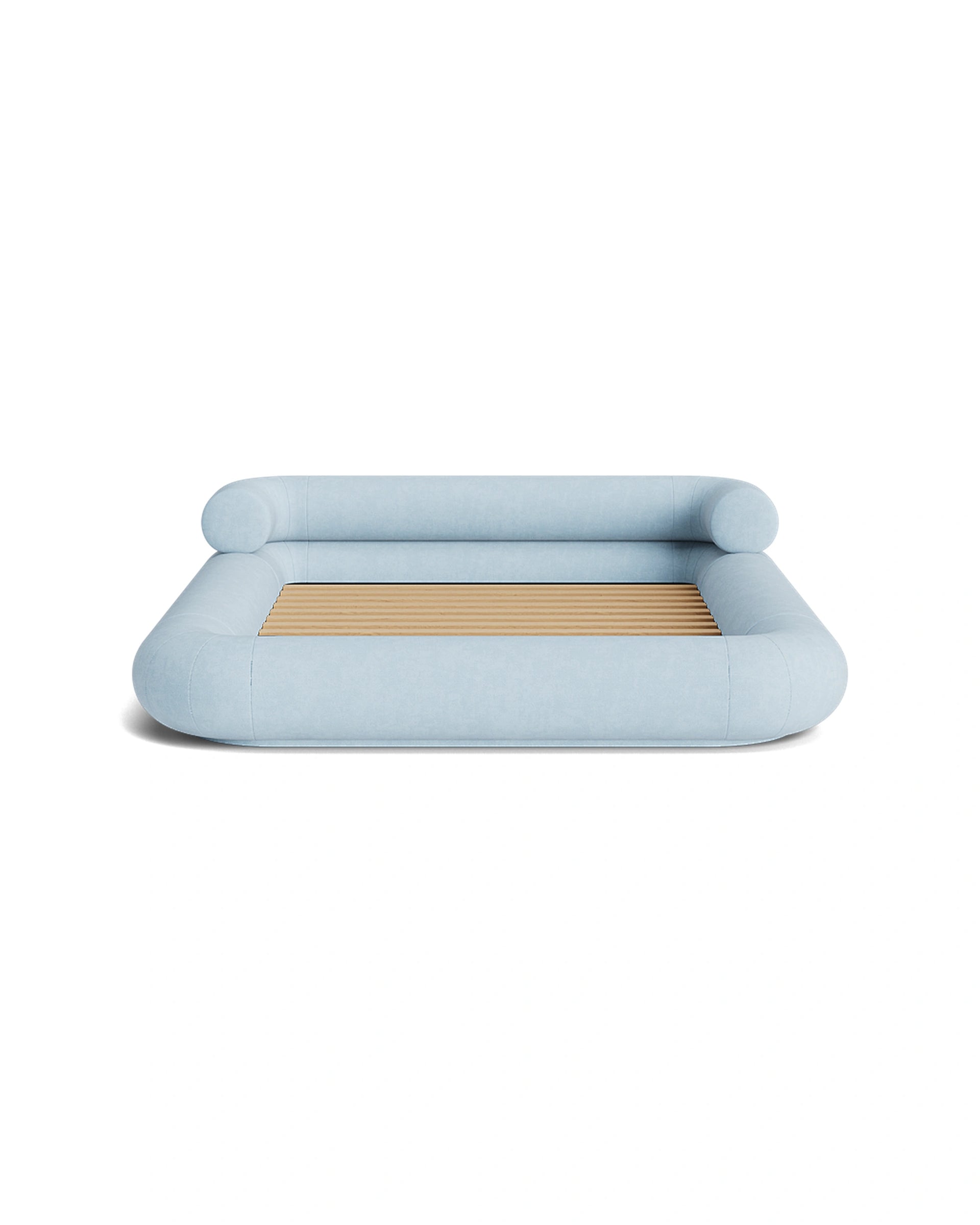 Restore King Bed - Fossil Powder Blue