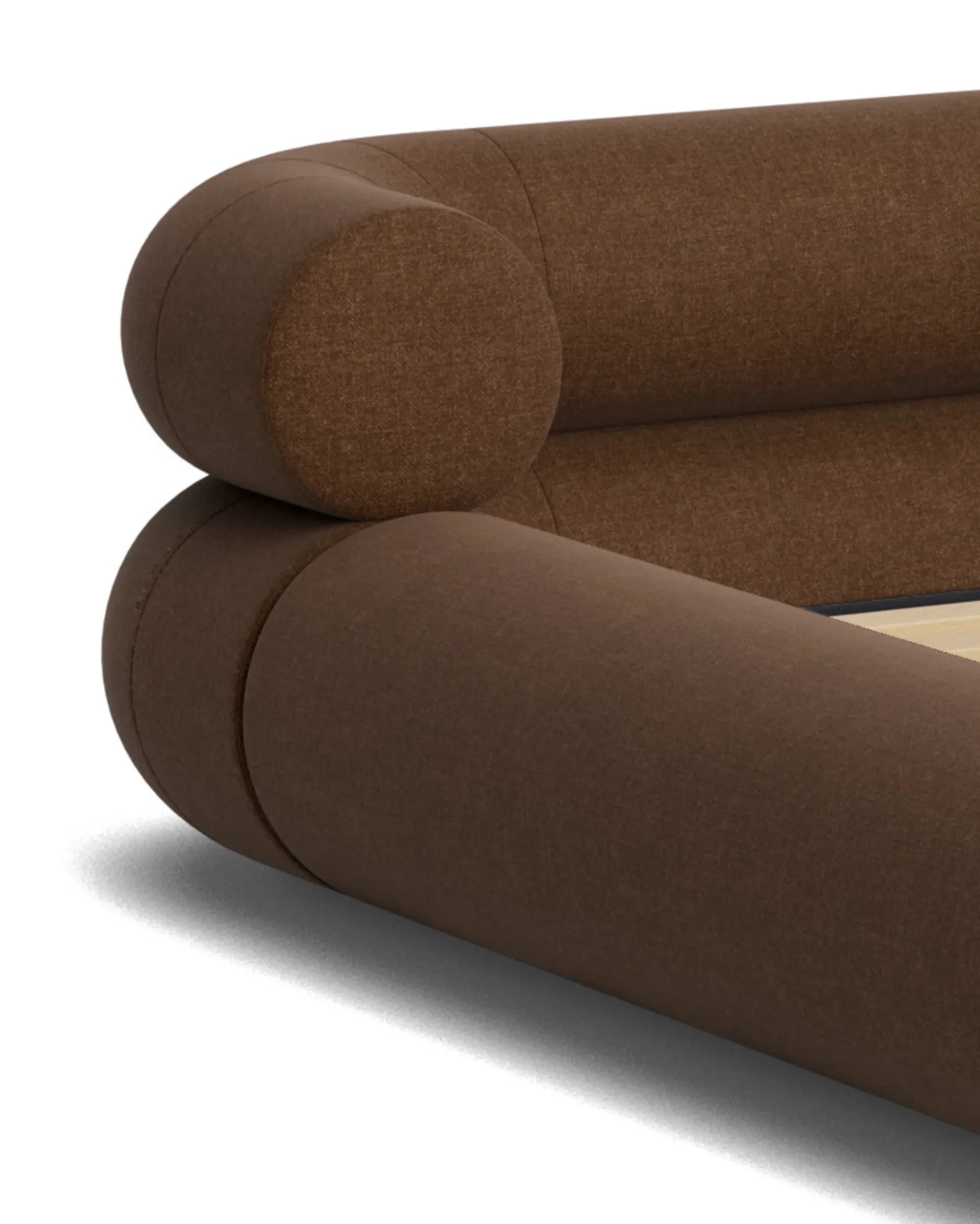 Restore King Bed - Fossil Chocolate