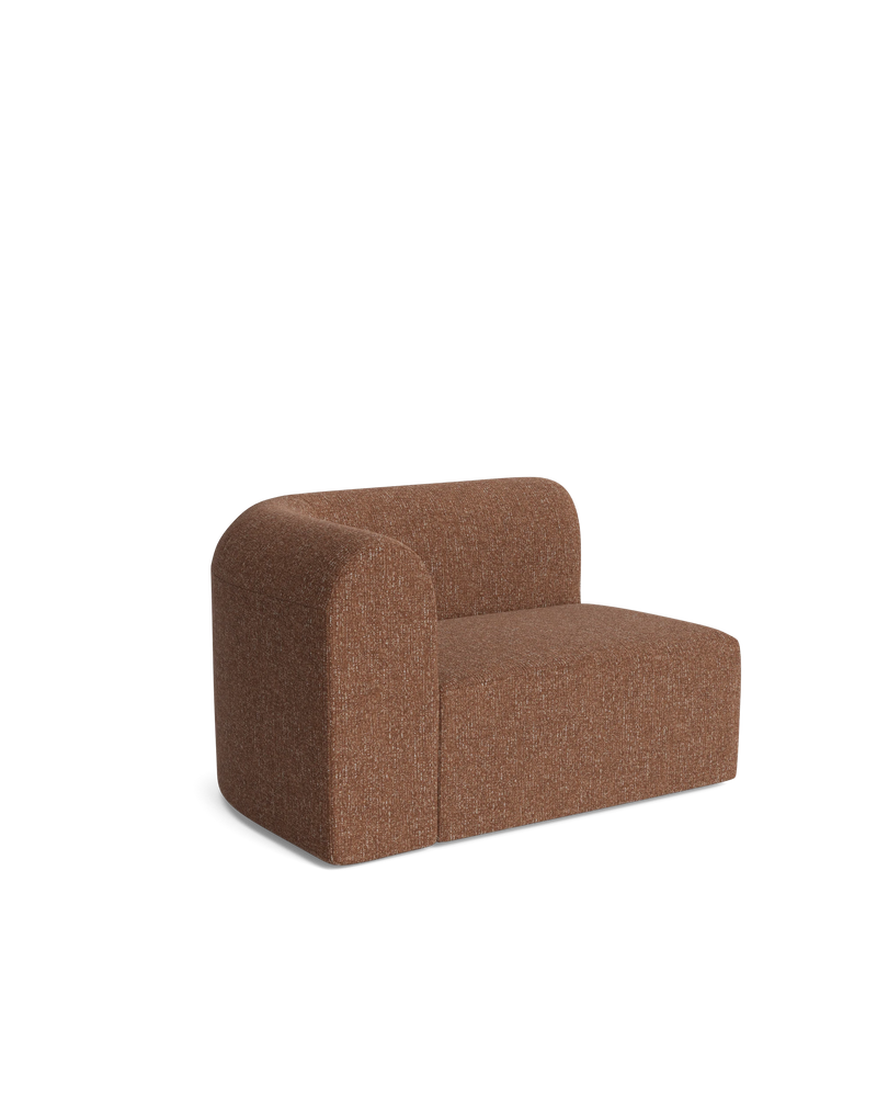 Berg Left Corner Module - Fleck Rust