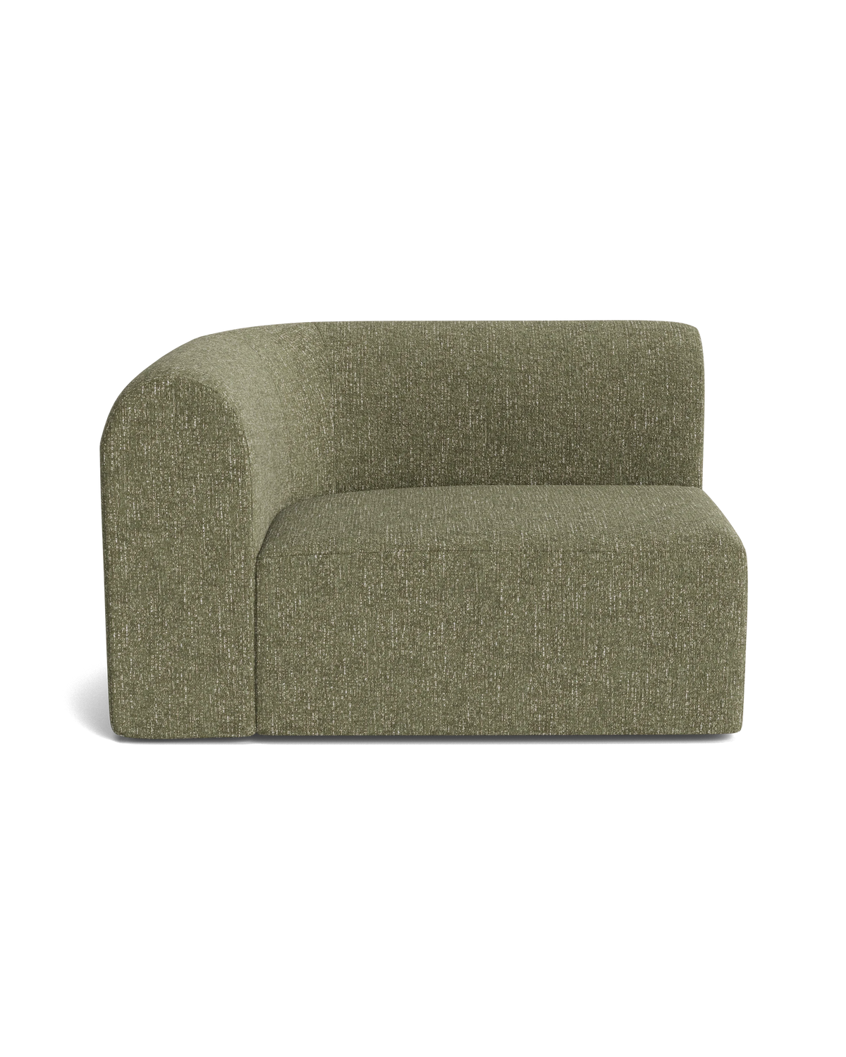 Berg Left Corner Module - Fleck Olive