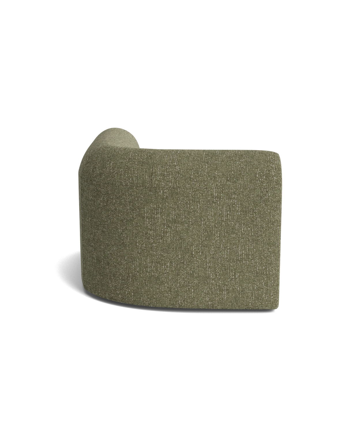 Berg Left Corner Module - Fleck Olive