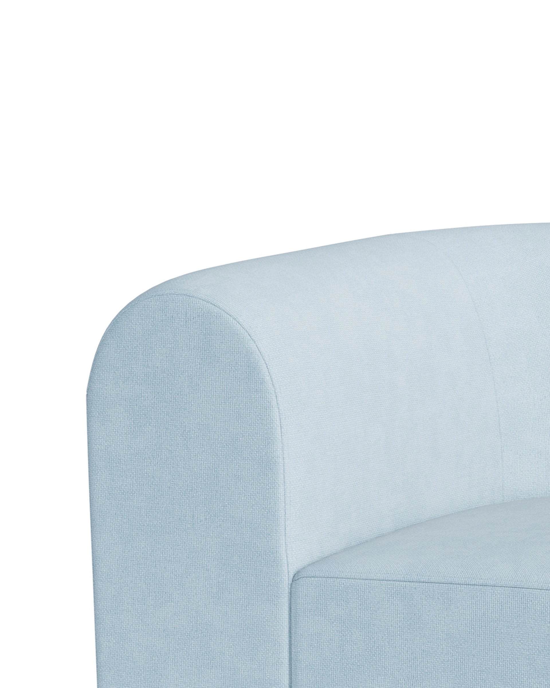 Berg Left Corner Module - Fossil Powder Blue