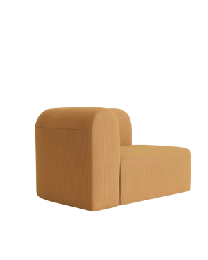 Berg Left Corner Module - Corduroy Fawn