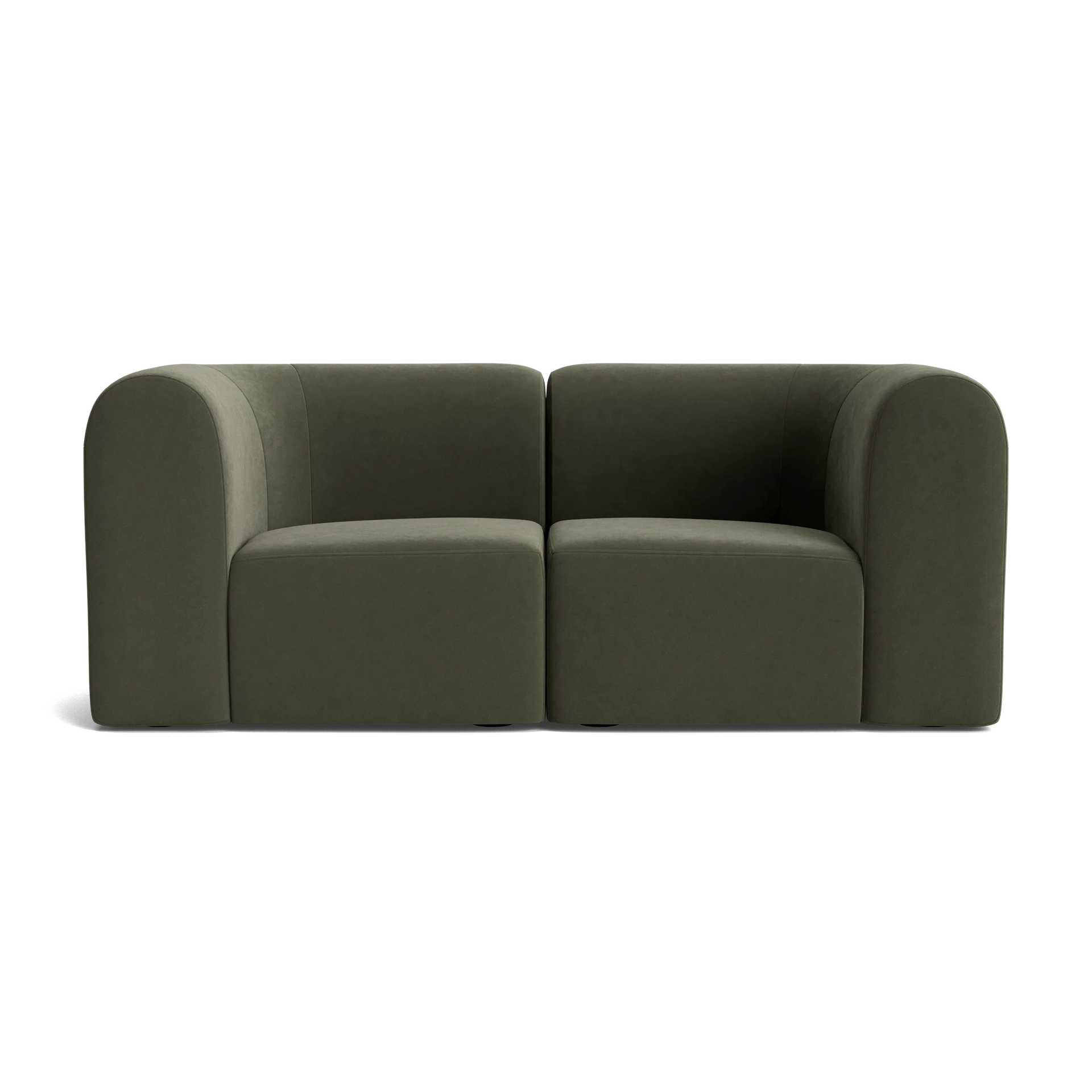 Berg 2 Seater Sofa - Eden Leaf