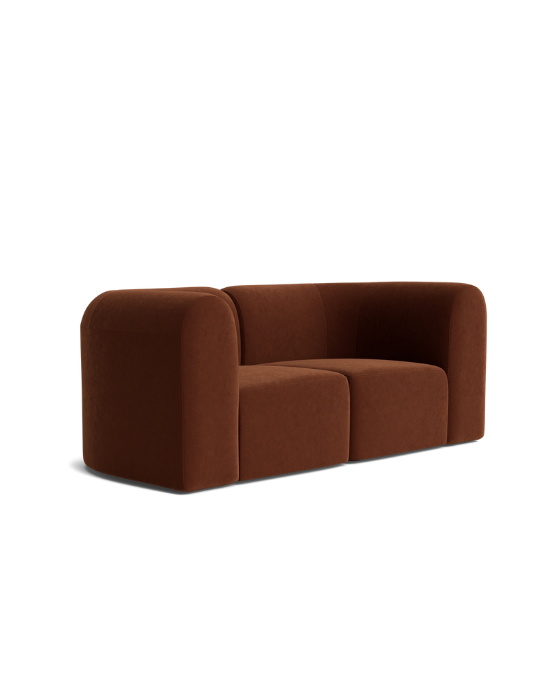 Berg 2 Seater Sofa - Eden Brick