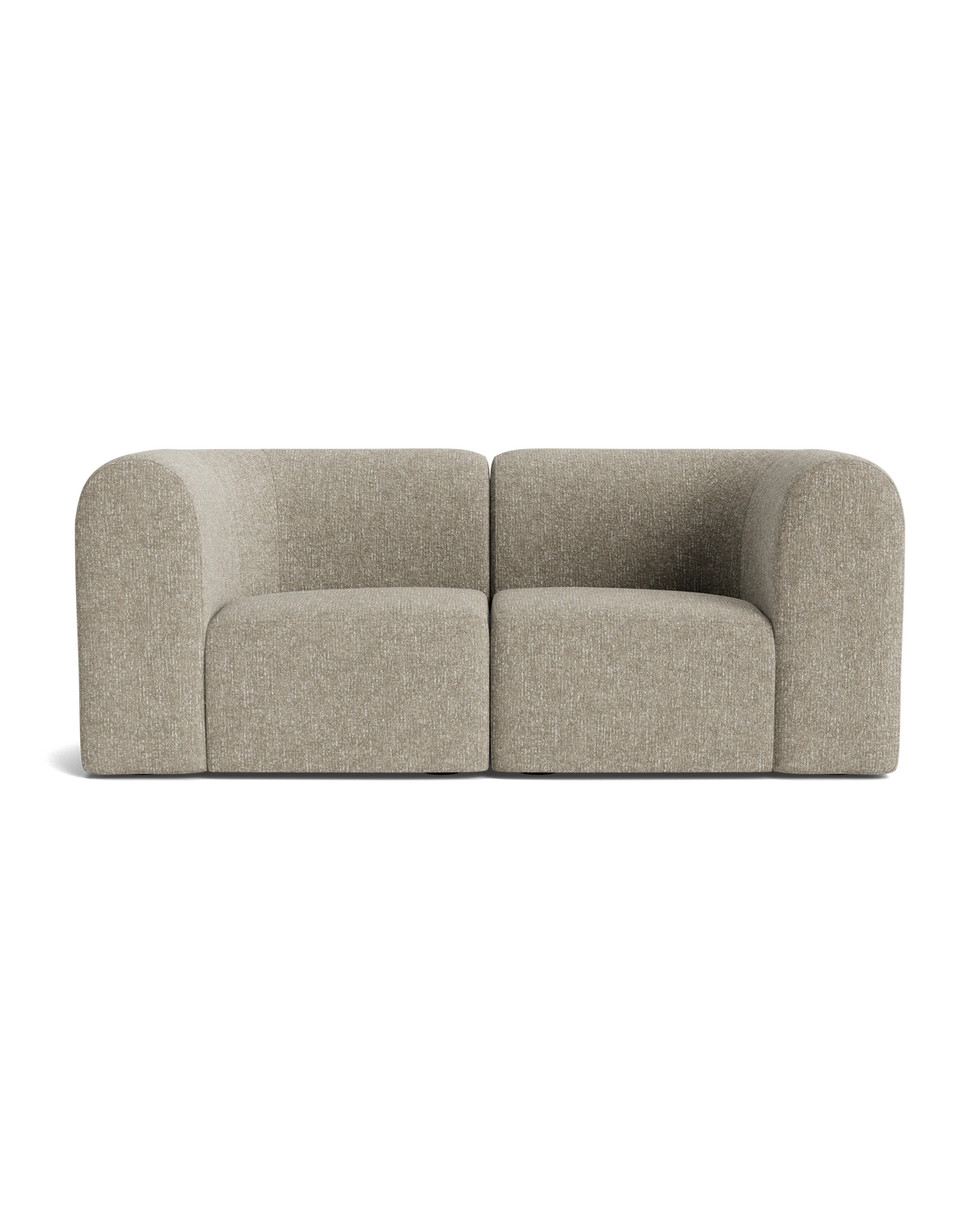 Berg 2 Seater Sofa - Fleck Smoke