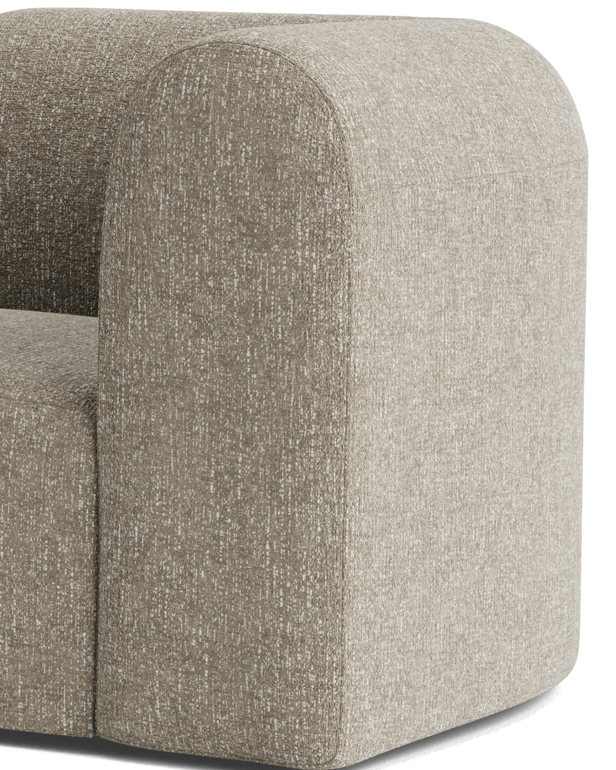 Berg 2 Seater Sofa - Fleck Smoke