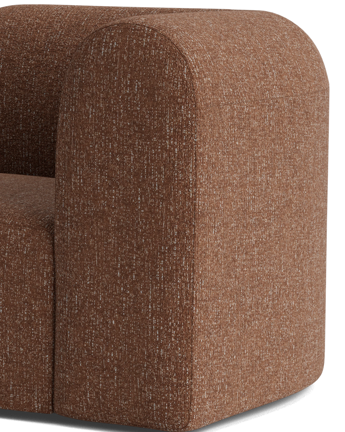Berg 2 Seater Sofa - Fleck Rust