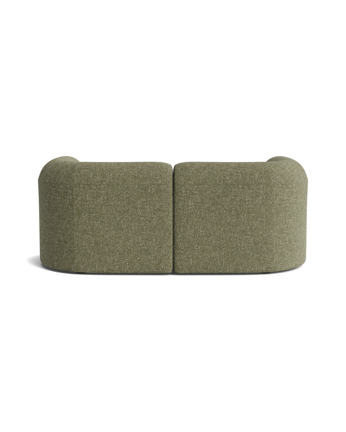 Berg 2 Seater Sofa - Fleck Olive