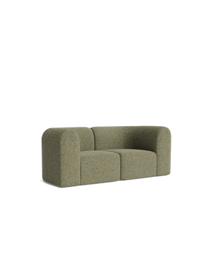 Berg 2 Seater Sofa - Fleck Olive