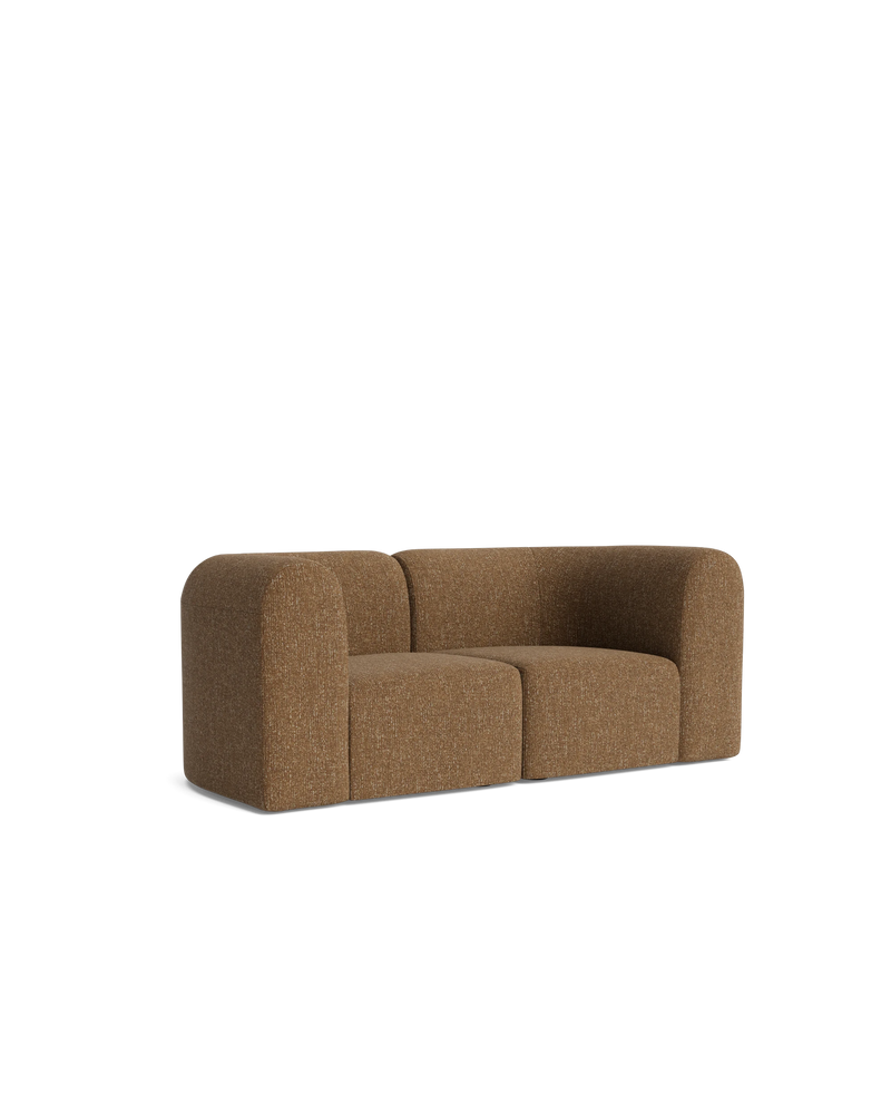 Berg 2 Seater Sofa - Fleck Ginger