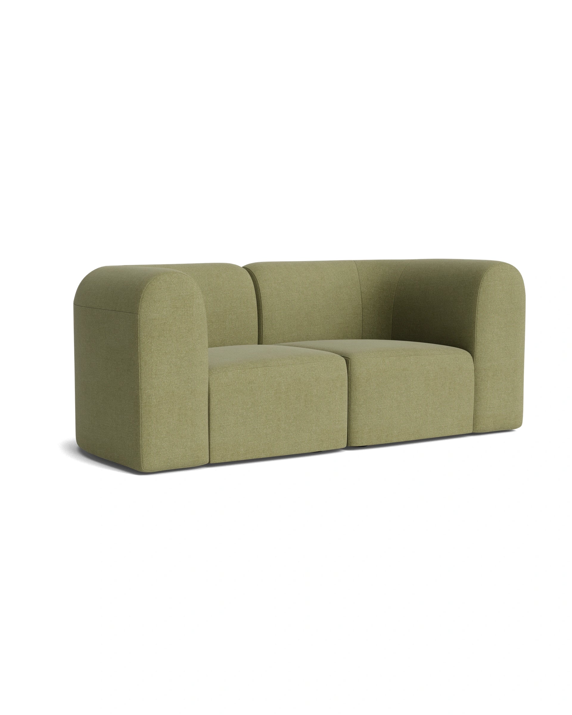 Berg 2 Seater Sofa - Fossil Eucalyptus