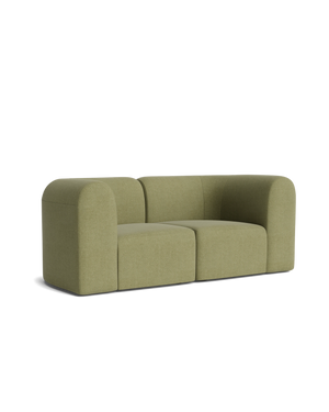 Berg 2 Seater Sofa - Fossil Eucalyptus