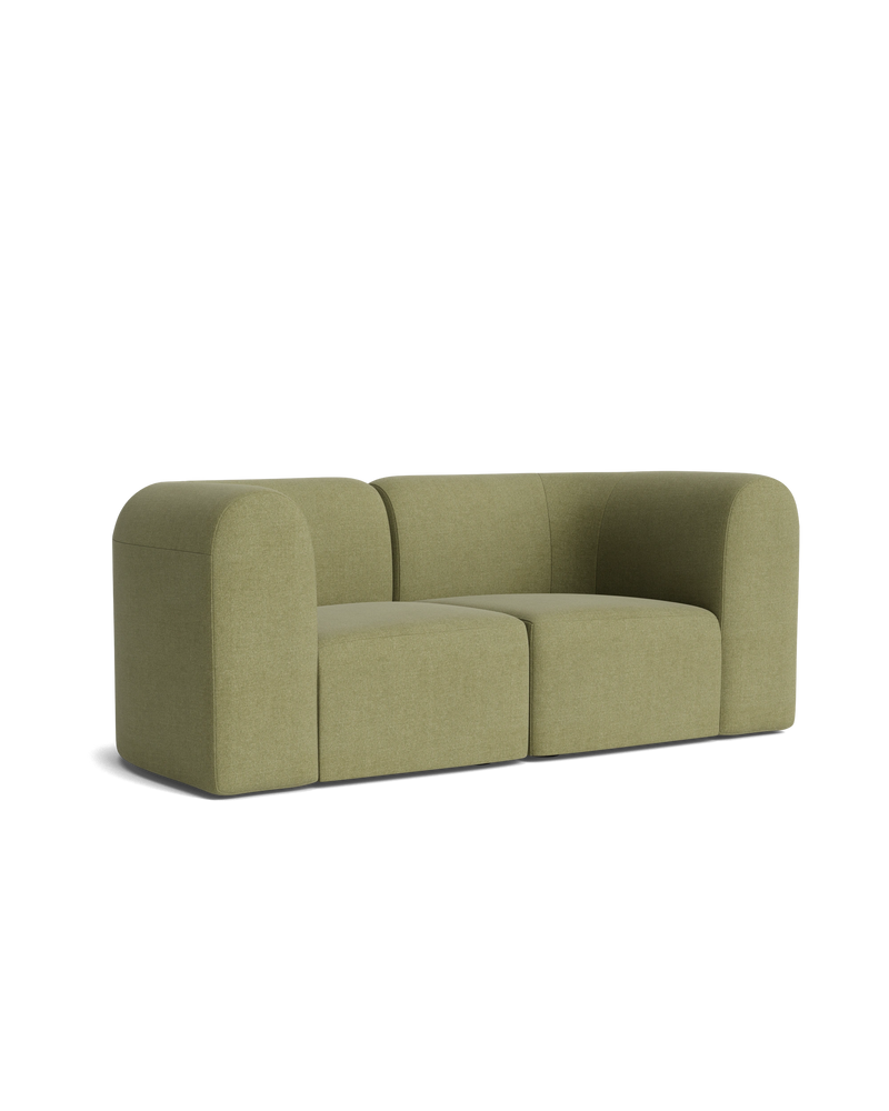 Berg 2 Seater Sofa - Fossil Eucalyptus