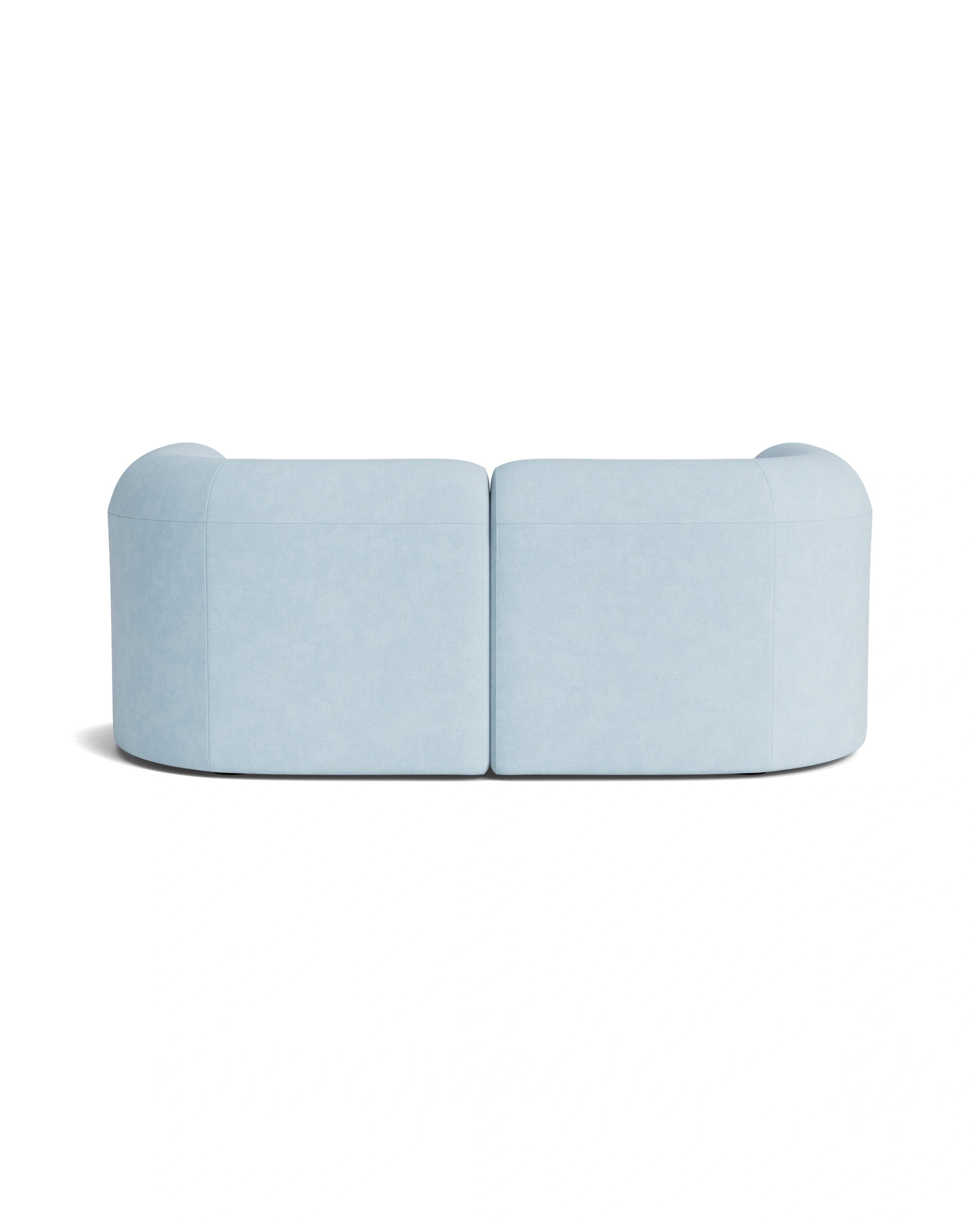 Berg 2 Seater Sofa - Fossil Powder Blue