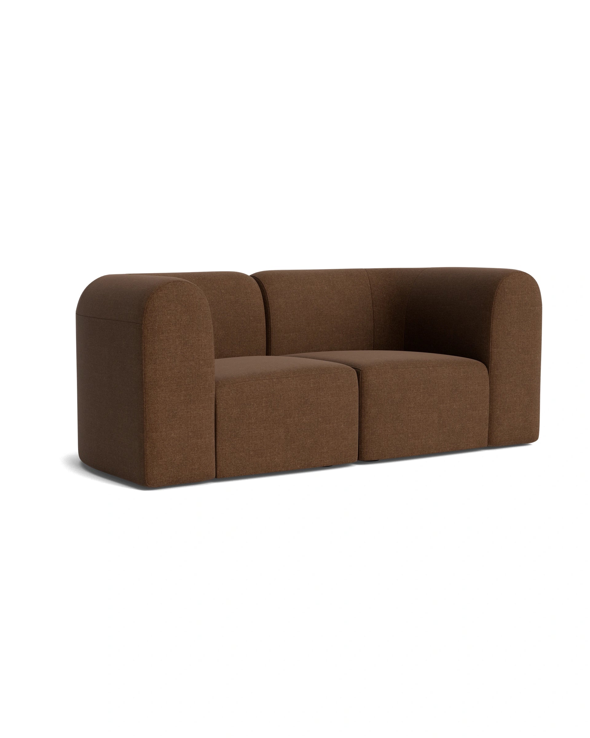 Berg 2 Seater Sofa - Fossil Chocolate