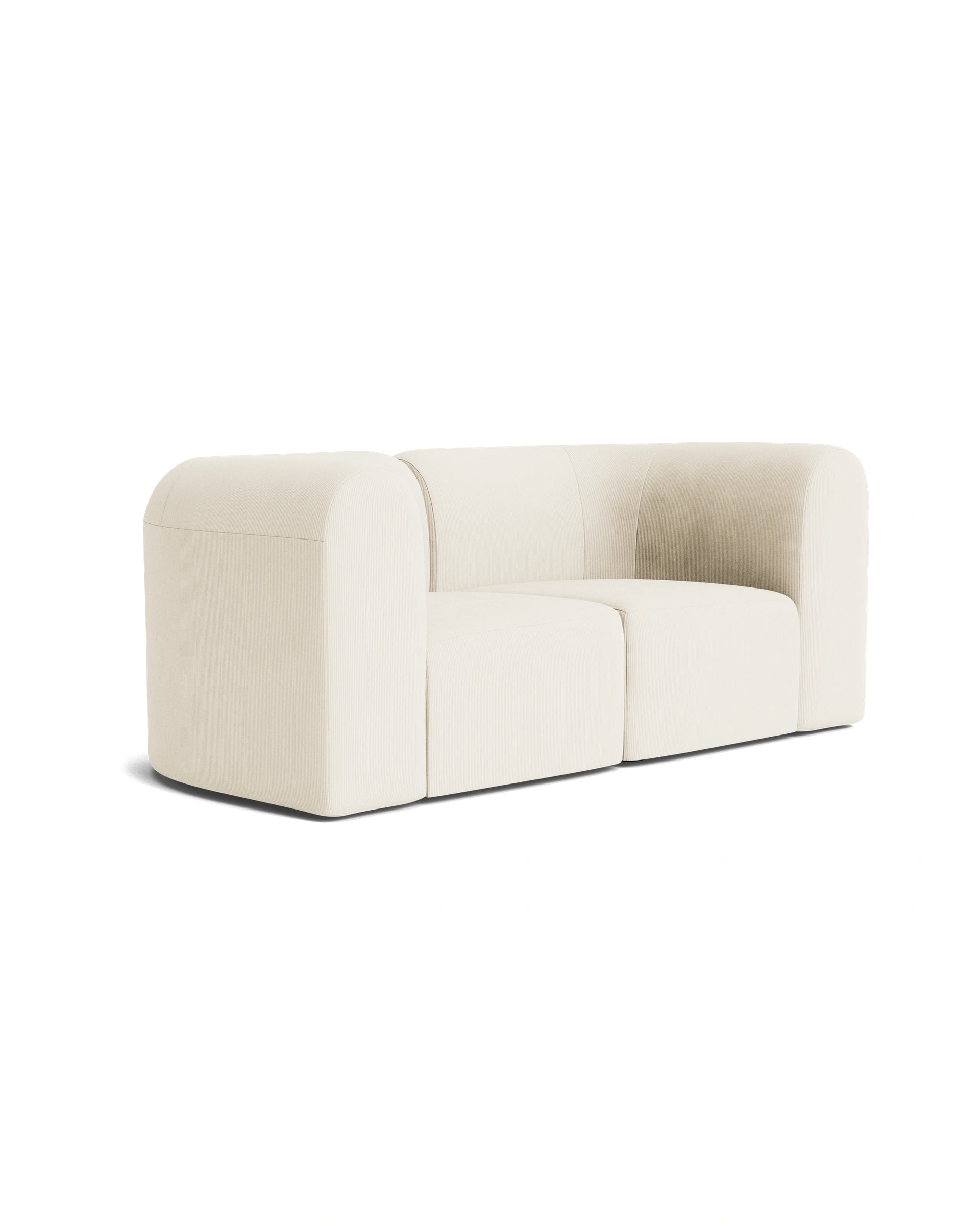 Berg 2 Seater Sofa - Corduroy Off White
