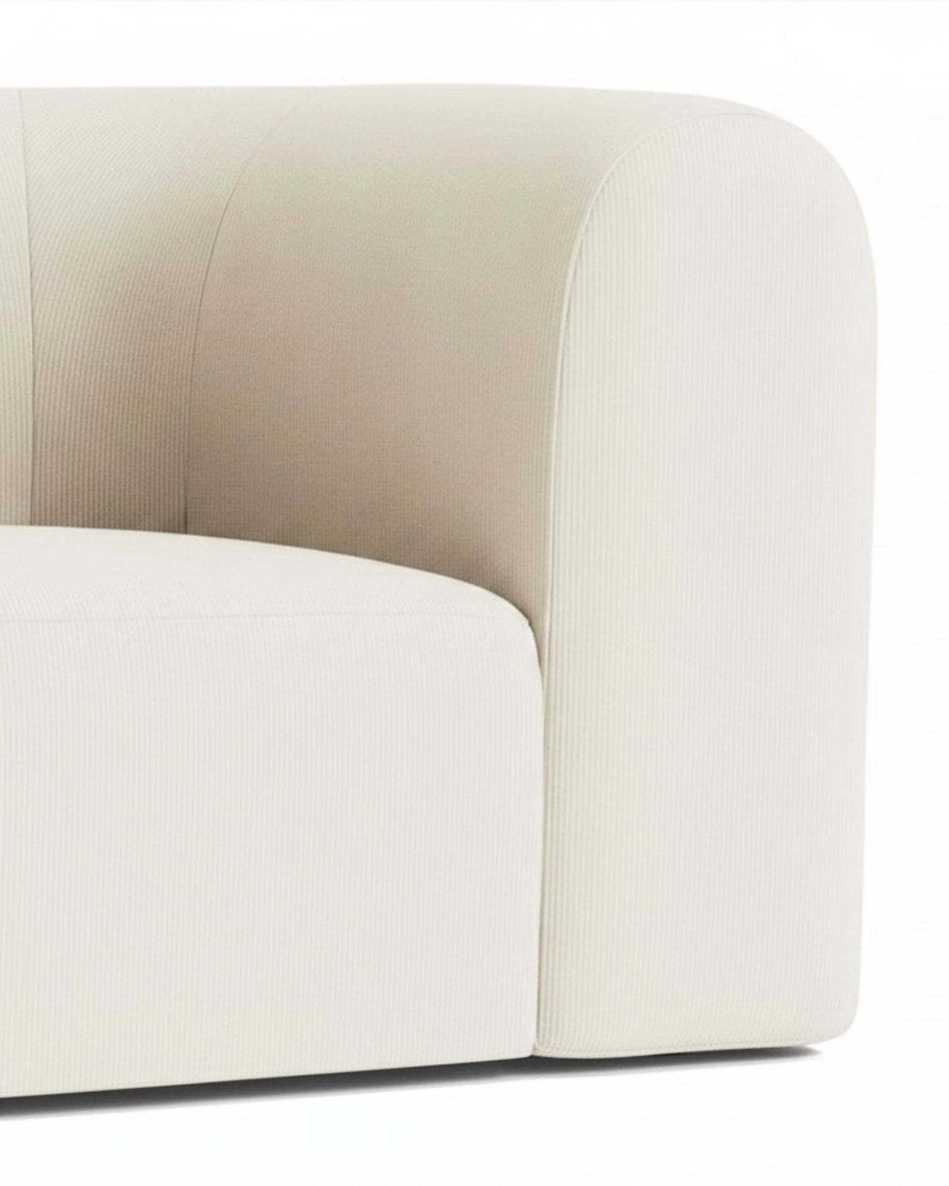 Berg 2 Seater Sofa - Corduroy Off White
