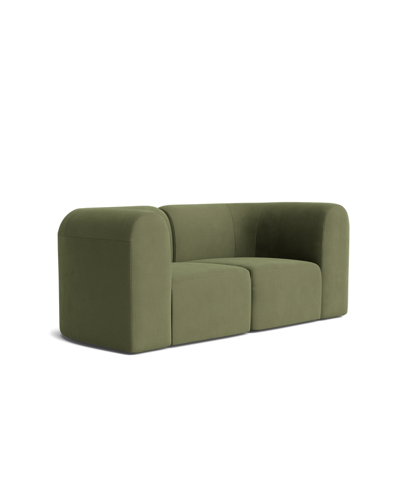 Berg 2 Seater Sofa - Corduroy Forest