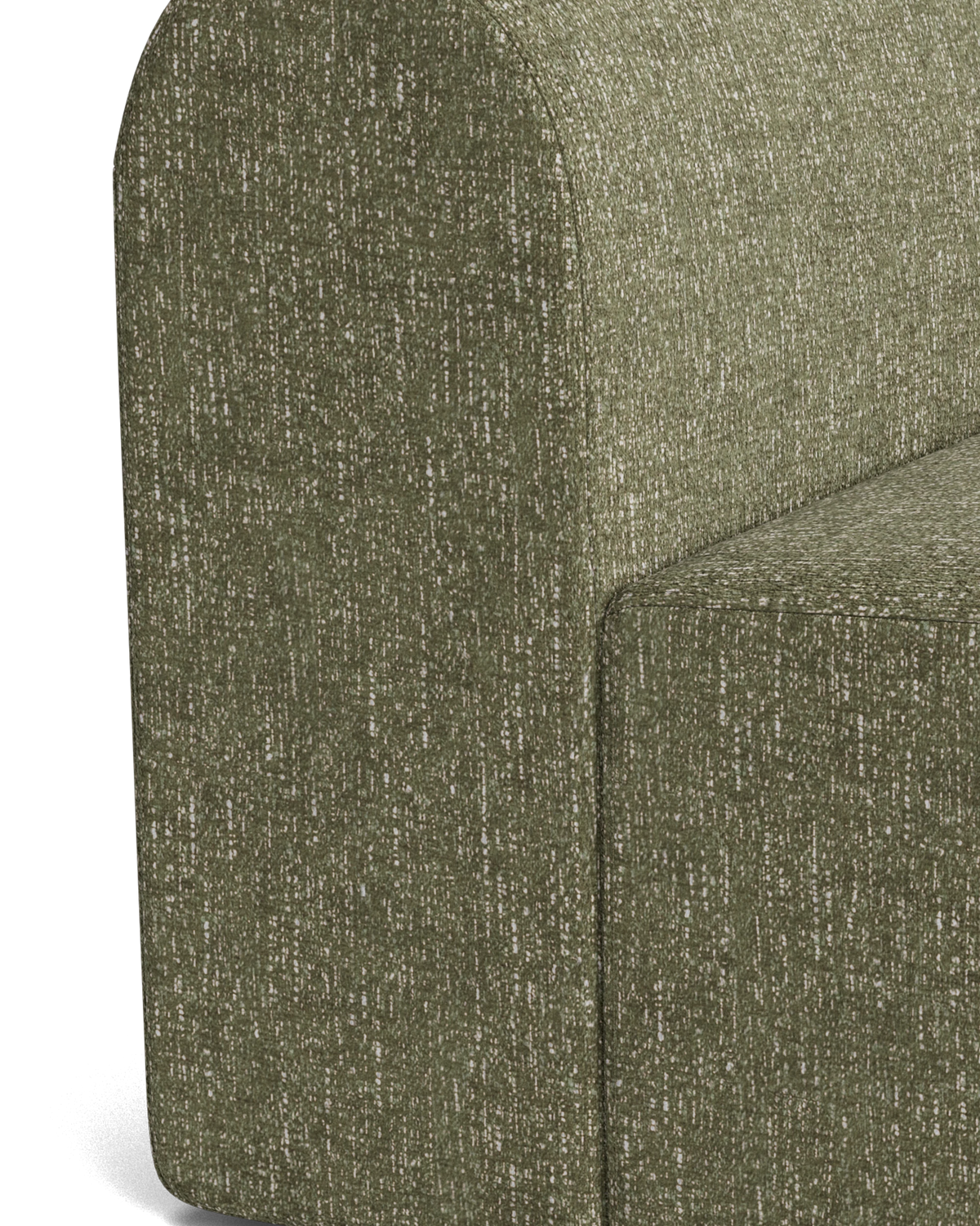 Berg Right Corner Module - Fleck Olive