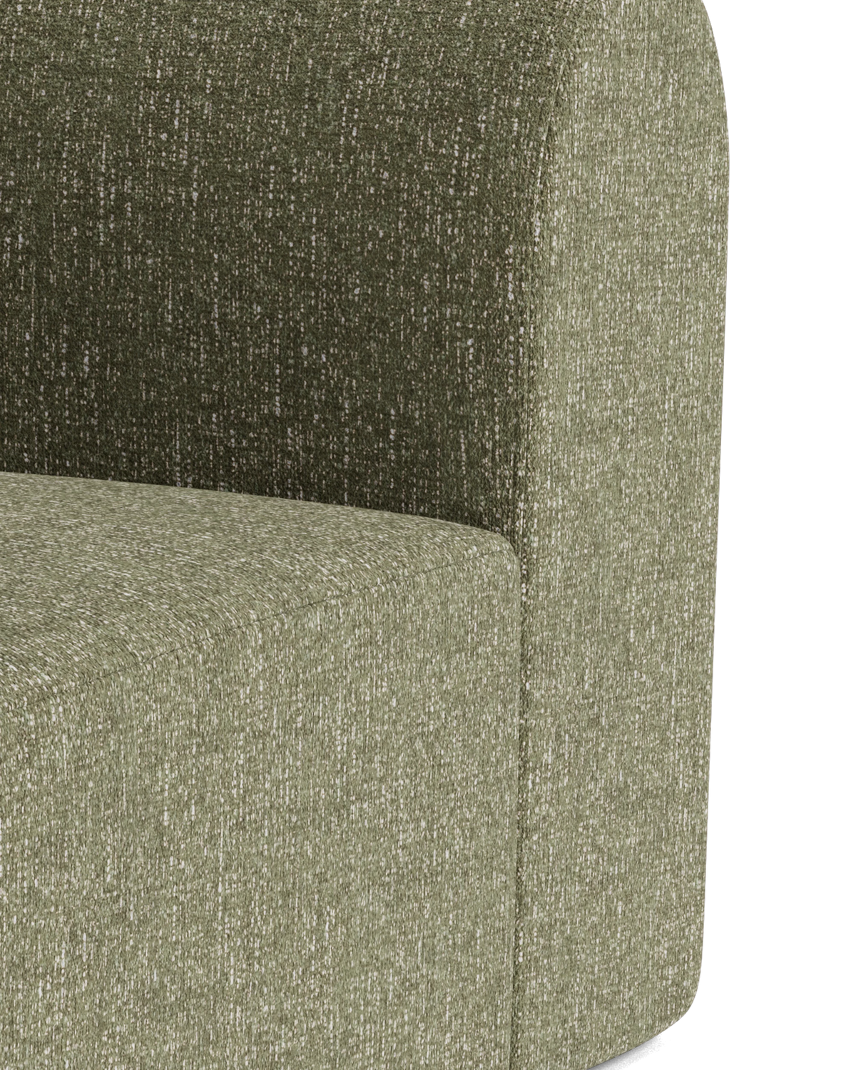 Berg Right Corner Module - Fleck Olive