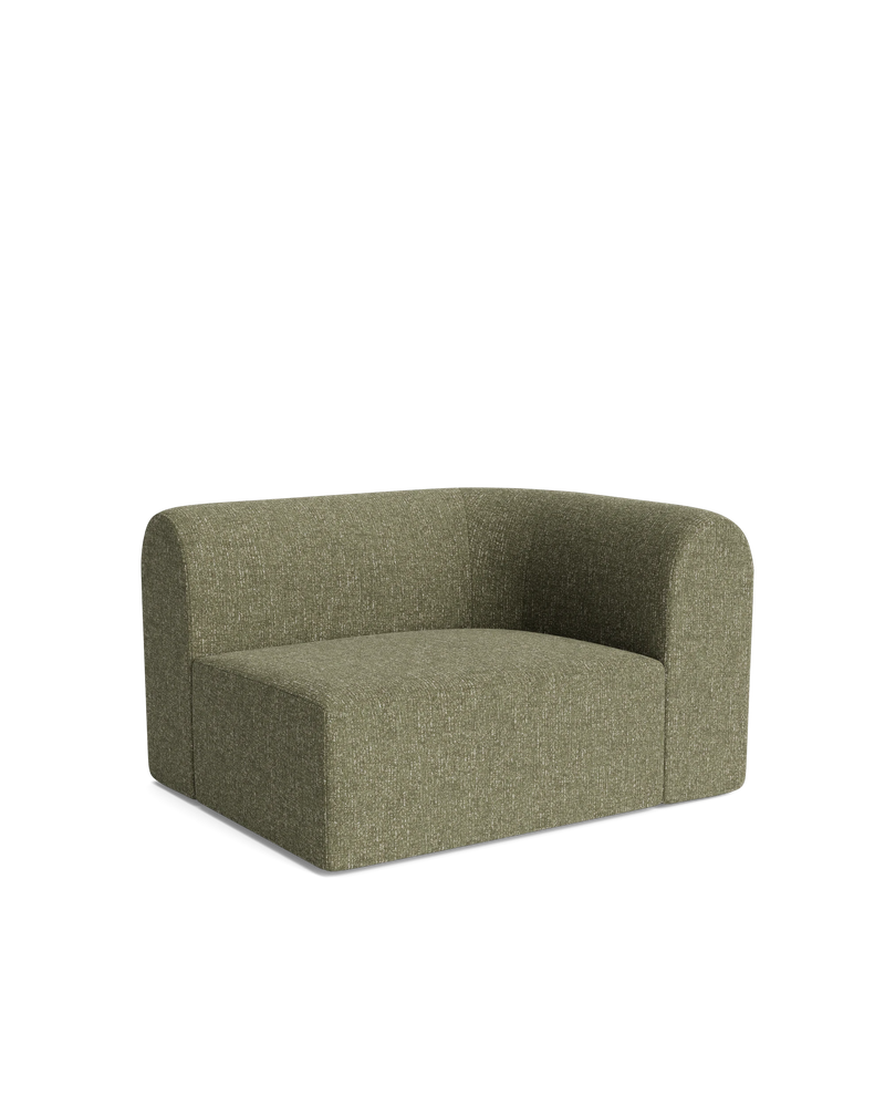 Berg Right Corner Module - Fleck Olive