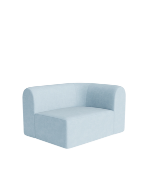 Berg Right Corner Module - Fossil Powder Blue