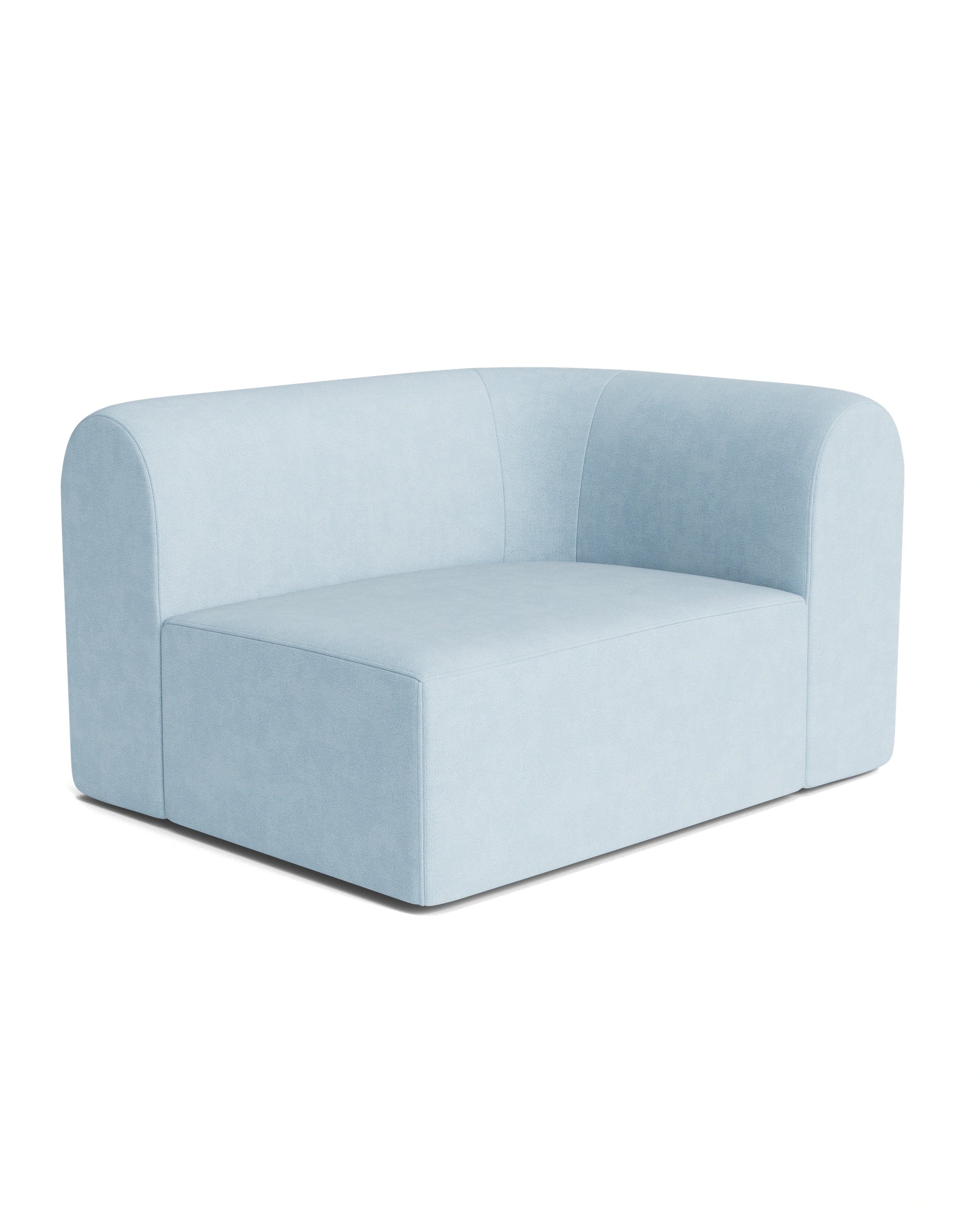 Berg Right Corner Module - Fossil Powder Blue