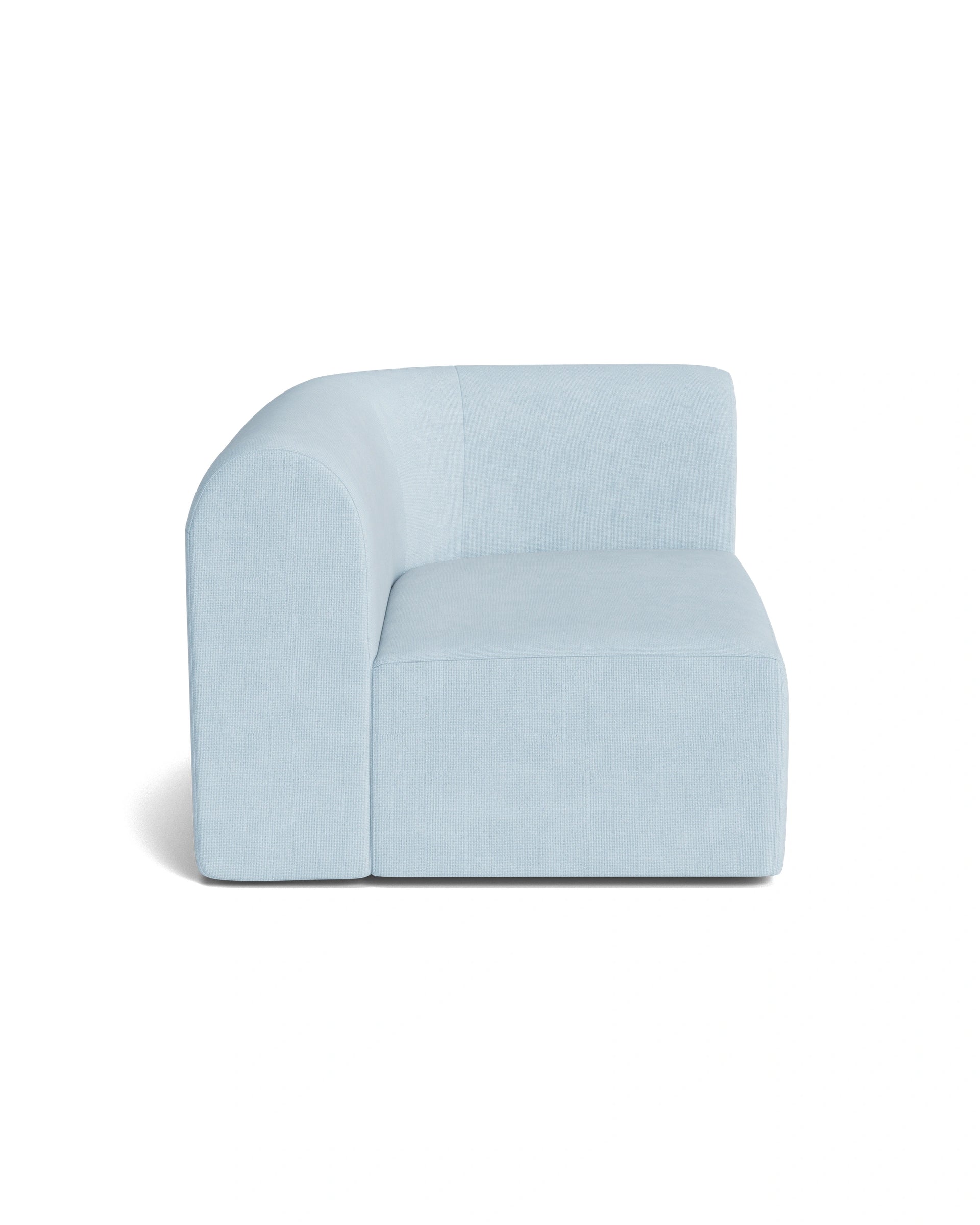 Berg Right Corner Module - Fossil Powder Blue