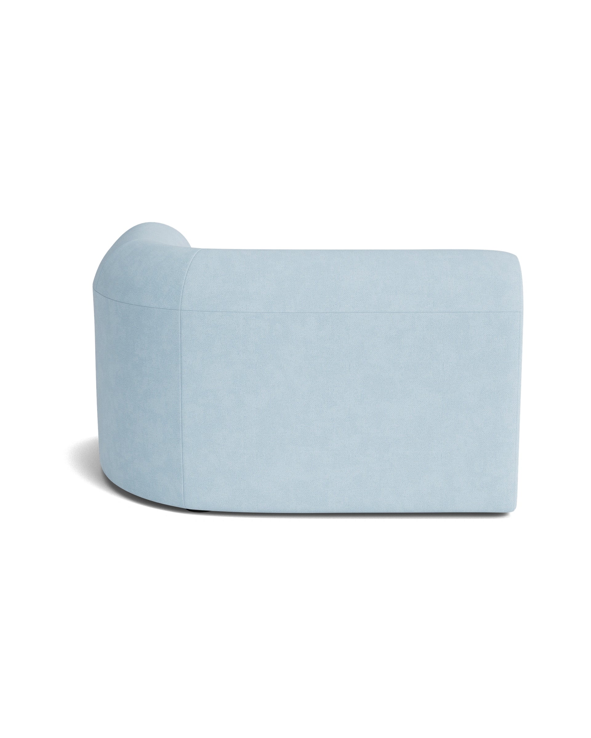 Berg Right Corner Module - Fossil Powder Blue