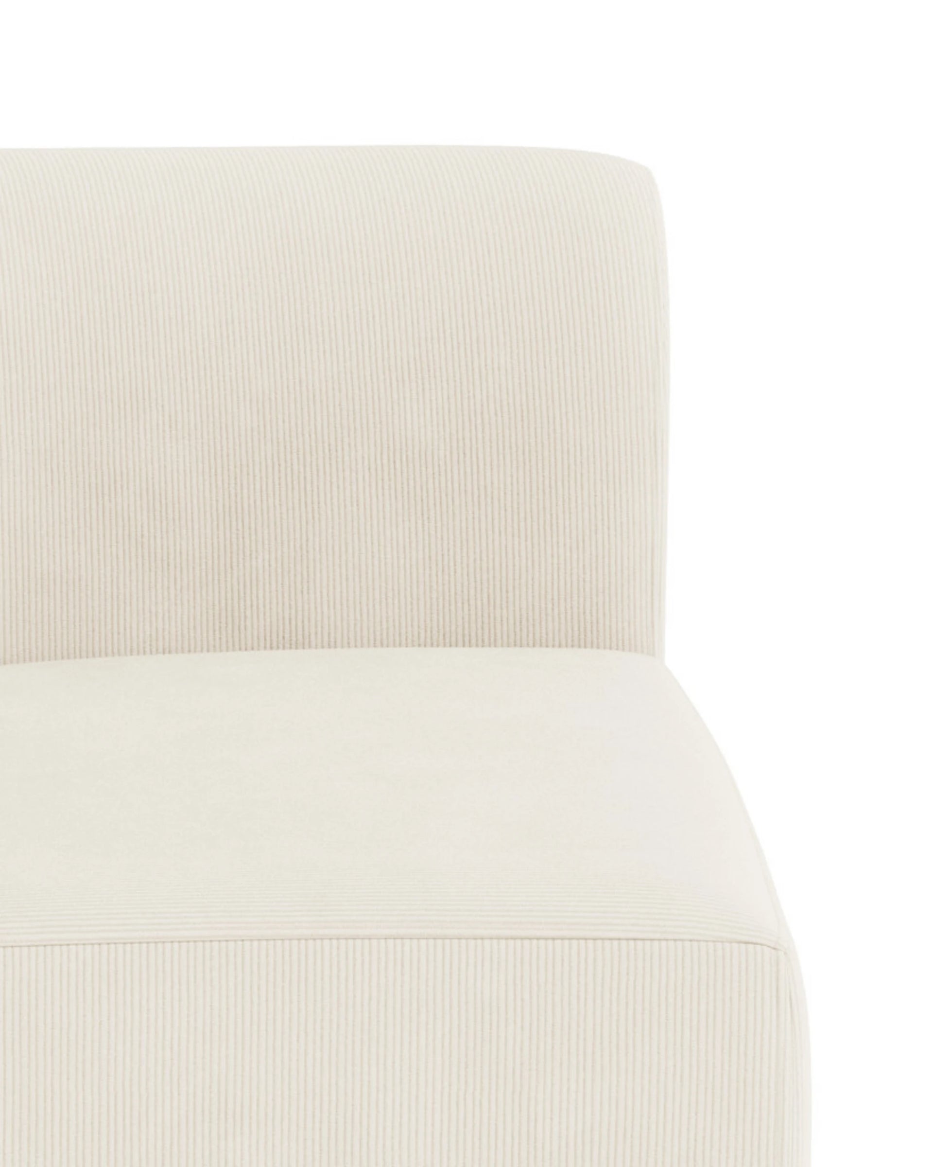 Berg Right Corner Module - Corduroy Off White