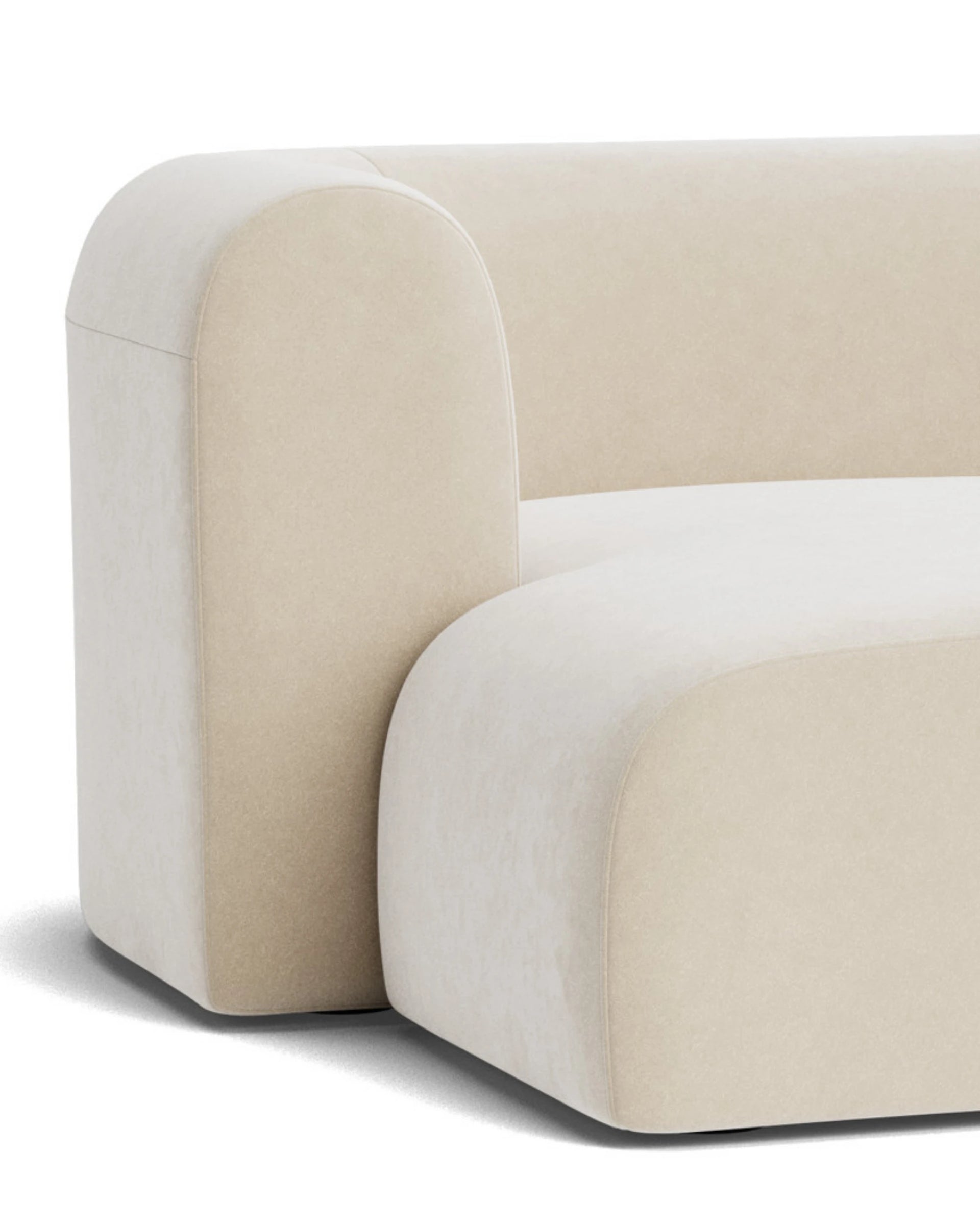 Berg 3 Seater LHF Chaise Sofa - Eden Ecru