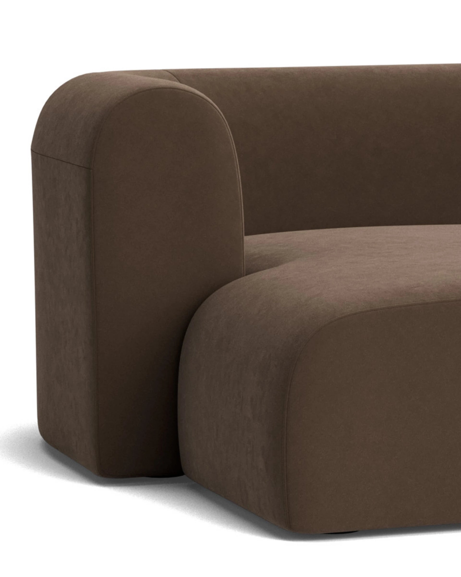 Berg 3 Seater LHF Chaise Sofa - Eden Java