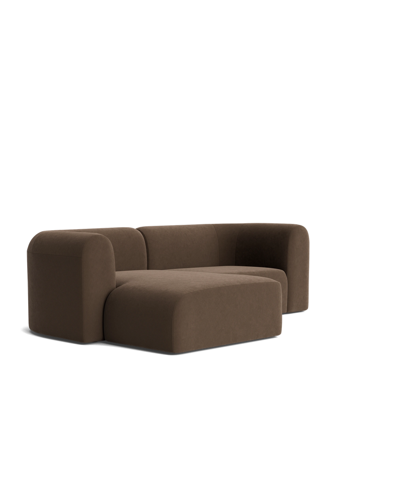Berg 3 Seater LHF Chaise Sofa - Eden Java