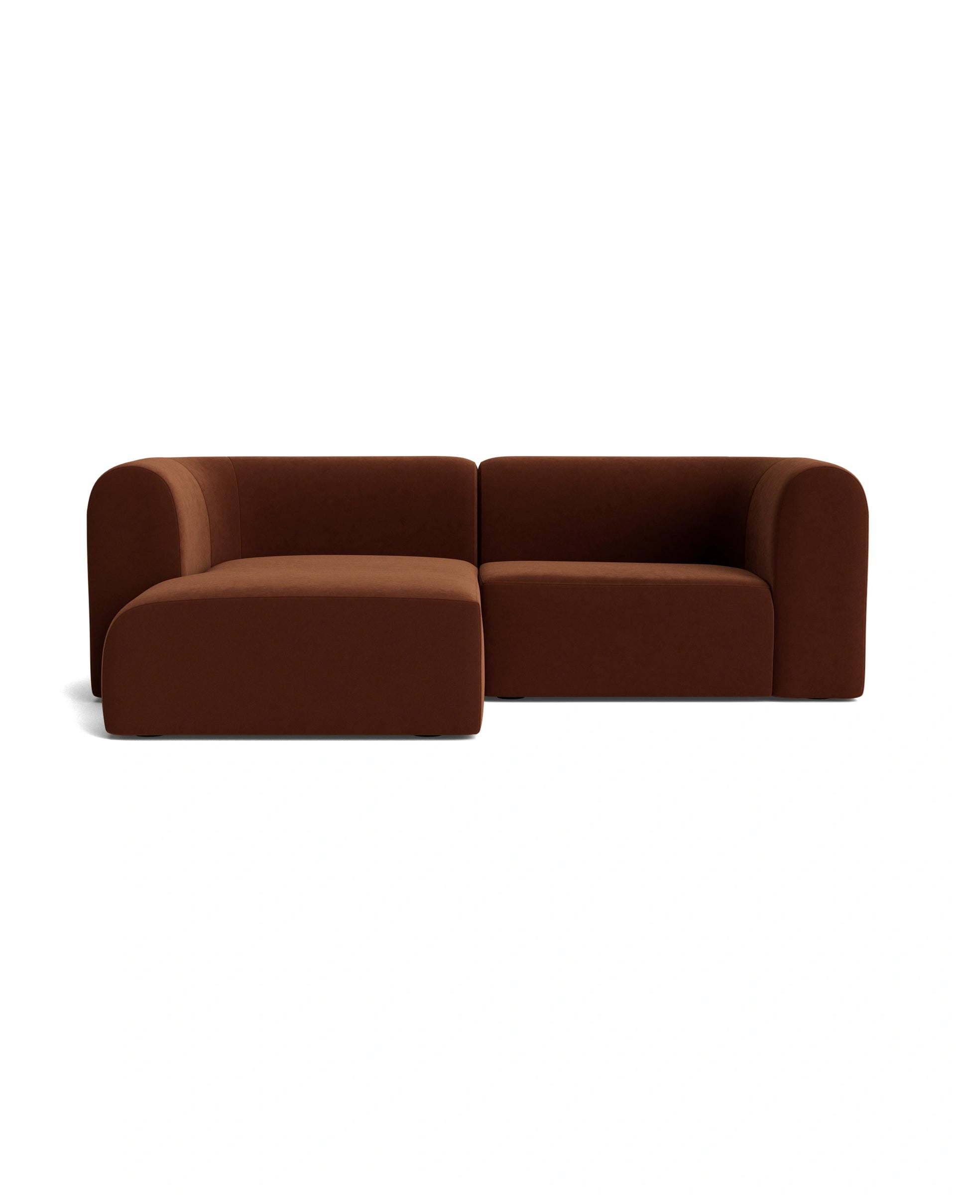 Berg 3 Seater LHF Chaise Sofa - Eden Brick