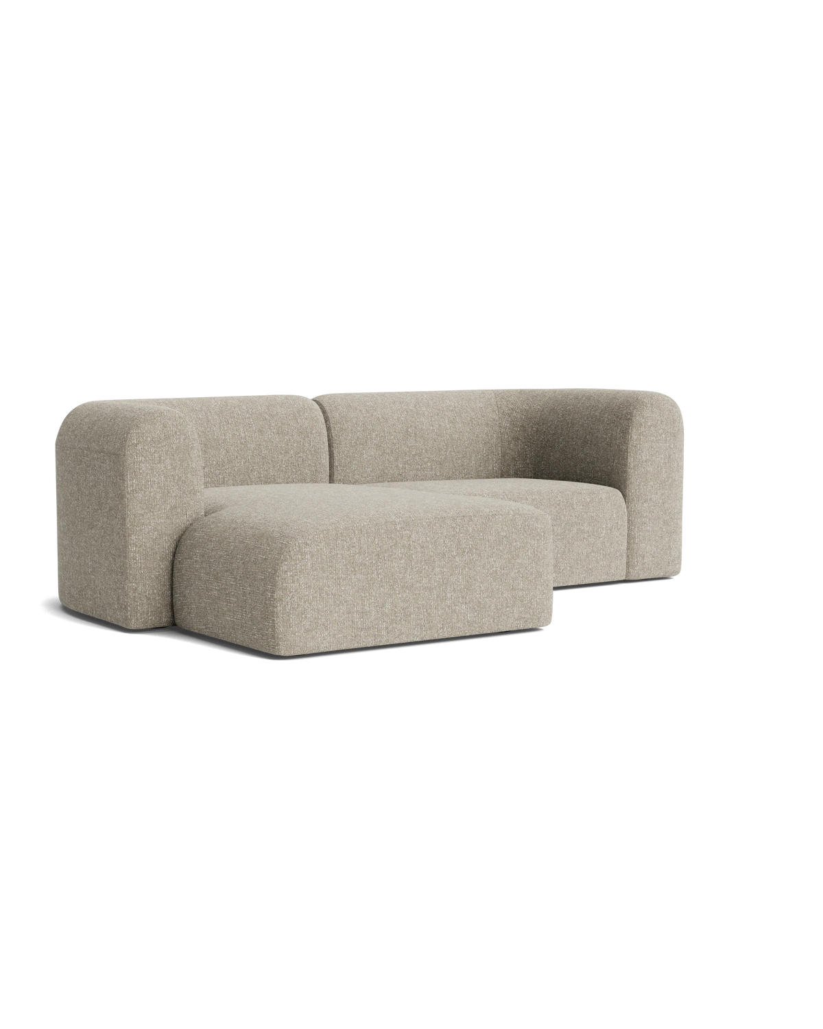 Berg 3 Seater LHF Chaise Sofa - Fleck Smoke