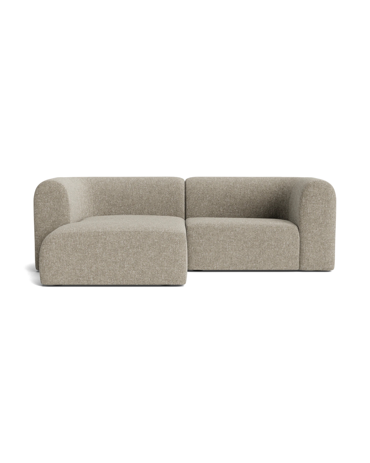 Berg 3 Seater LHF Chaise Sofa - Fleck Smoke