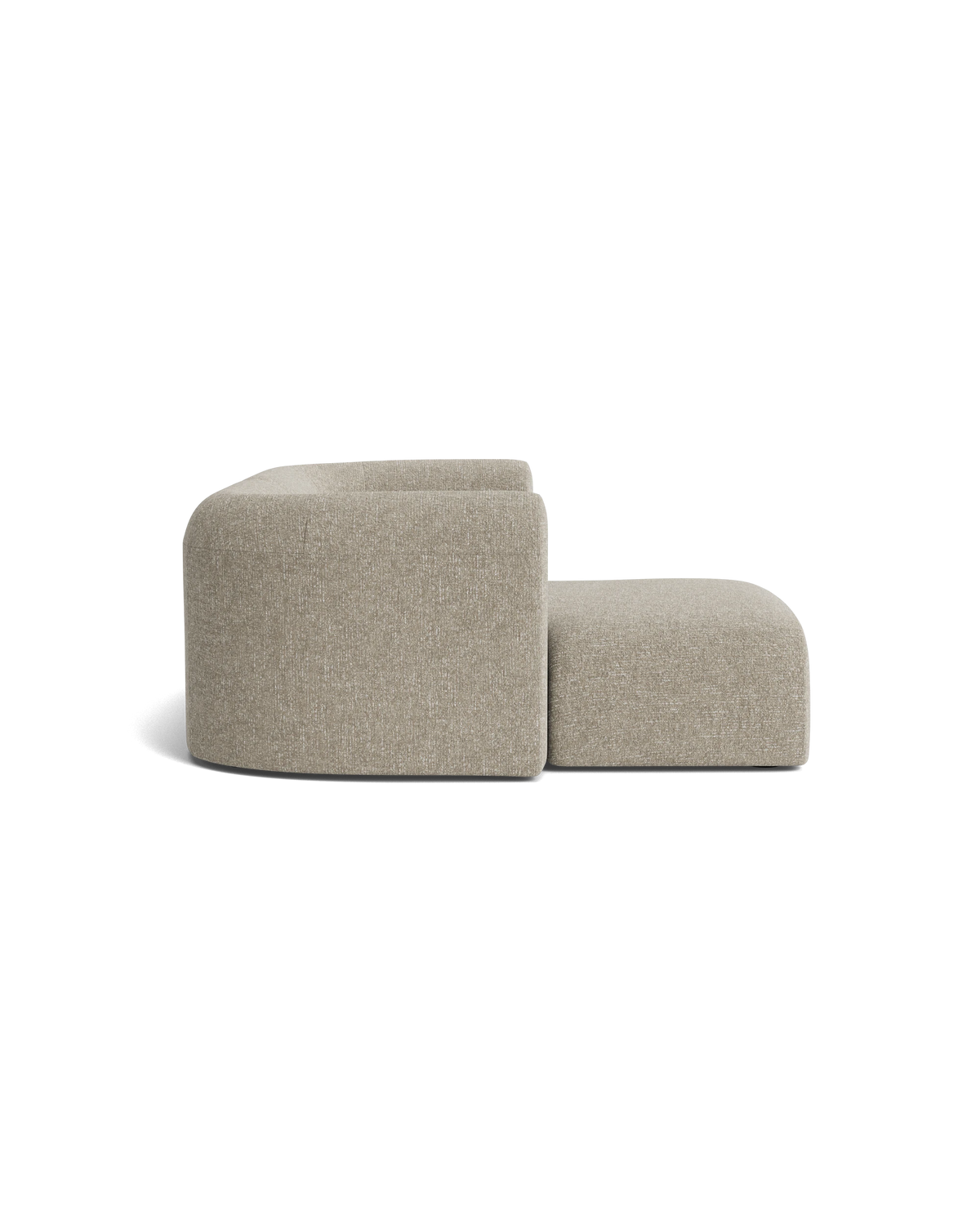 Berg 3 Seater LHF Chaise Sofa - Fleck Smoke