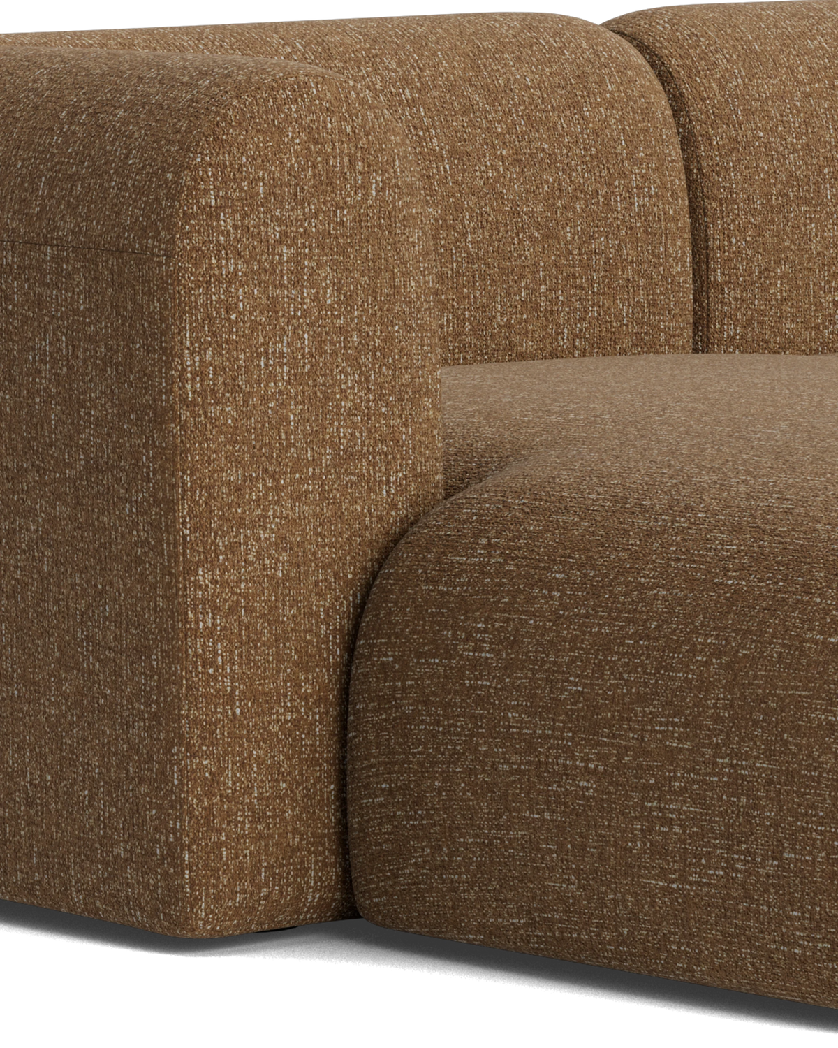 Berg 3 Seater LHF Chaise Sofa - Fleck Ginger